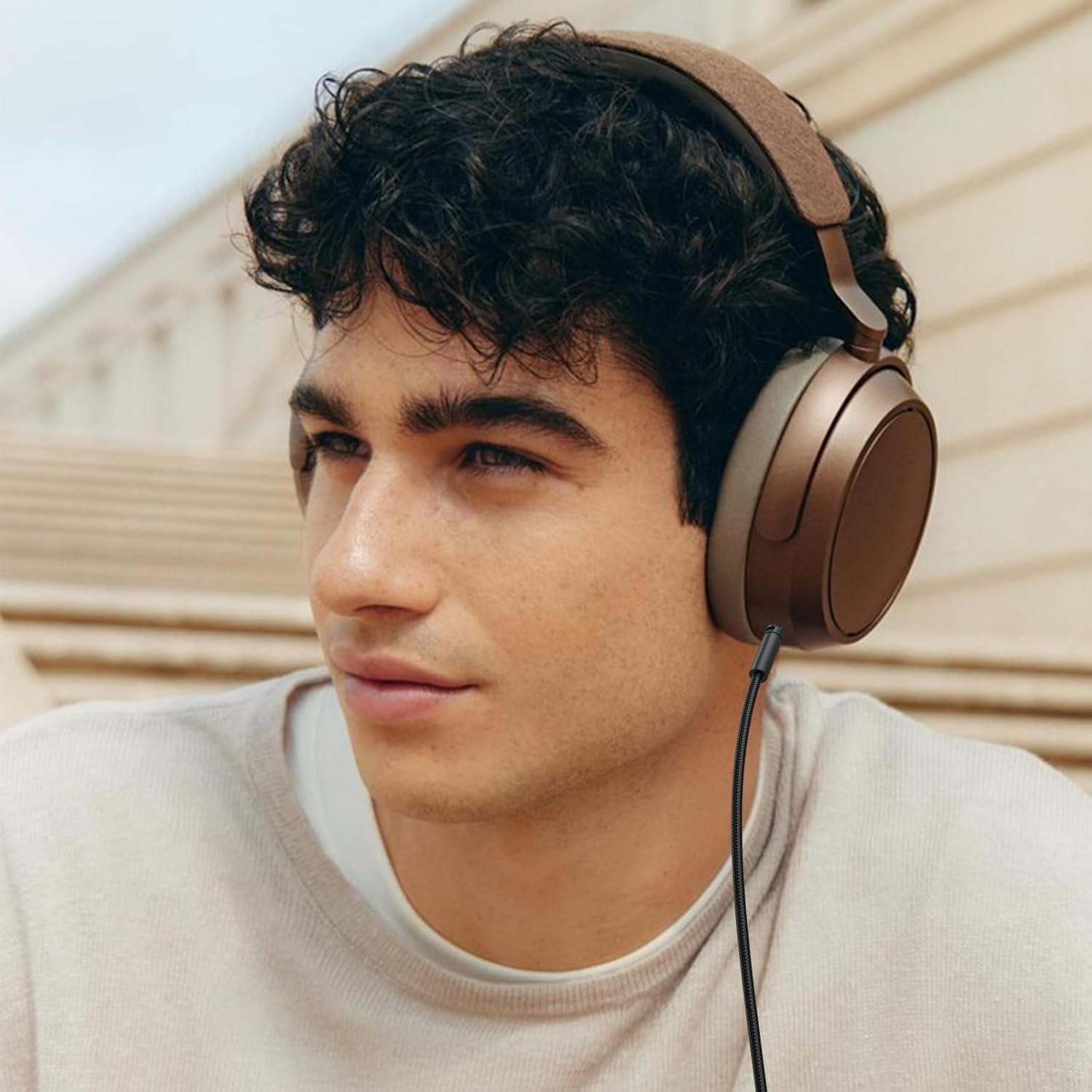 Cable de audio Zosvoses 1.45m para Sennheiser Momentum 4/3/2.0