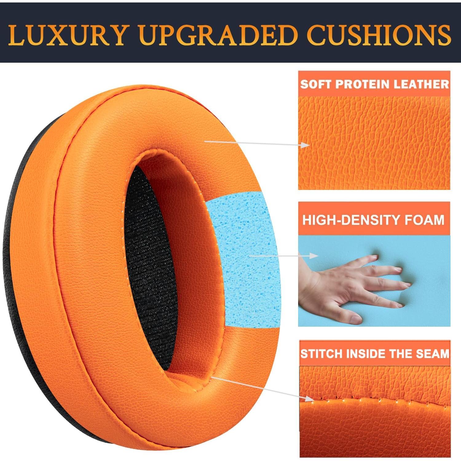 Almohadillas de Reemplazo SOULWIT para Sennheiser HD 4.50BT - Naranja