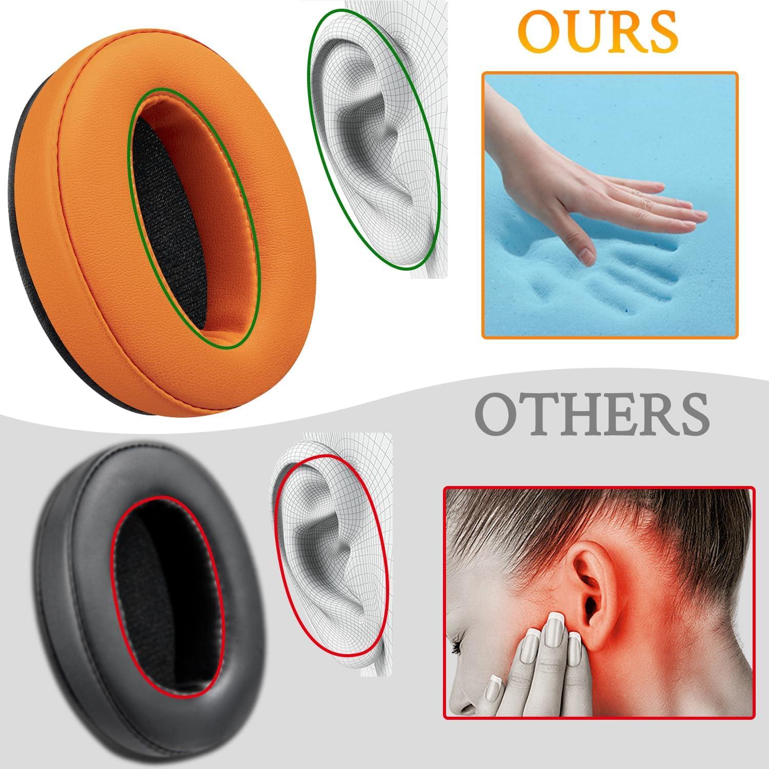 Almohadillas de Reemplazo SOULWIT para Sennheiser HD 4.50BT - Naranja