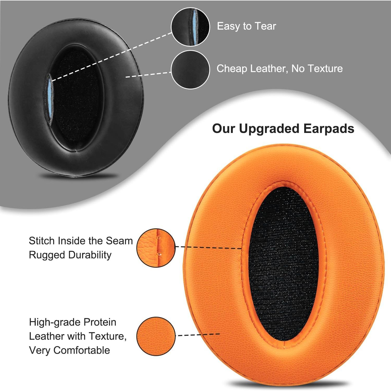 Almohadillas de Reemplazo SOULWIT para Sennheiser HD 4.50BT - Naranja