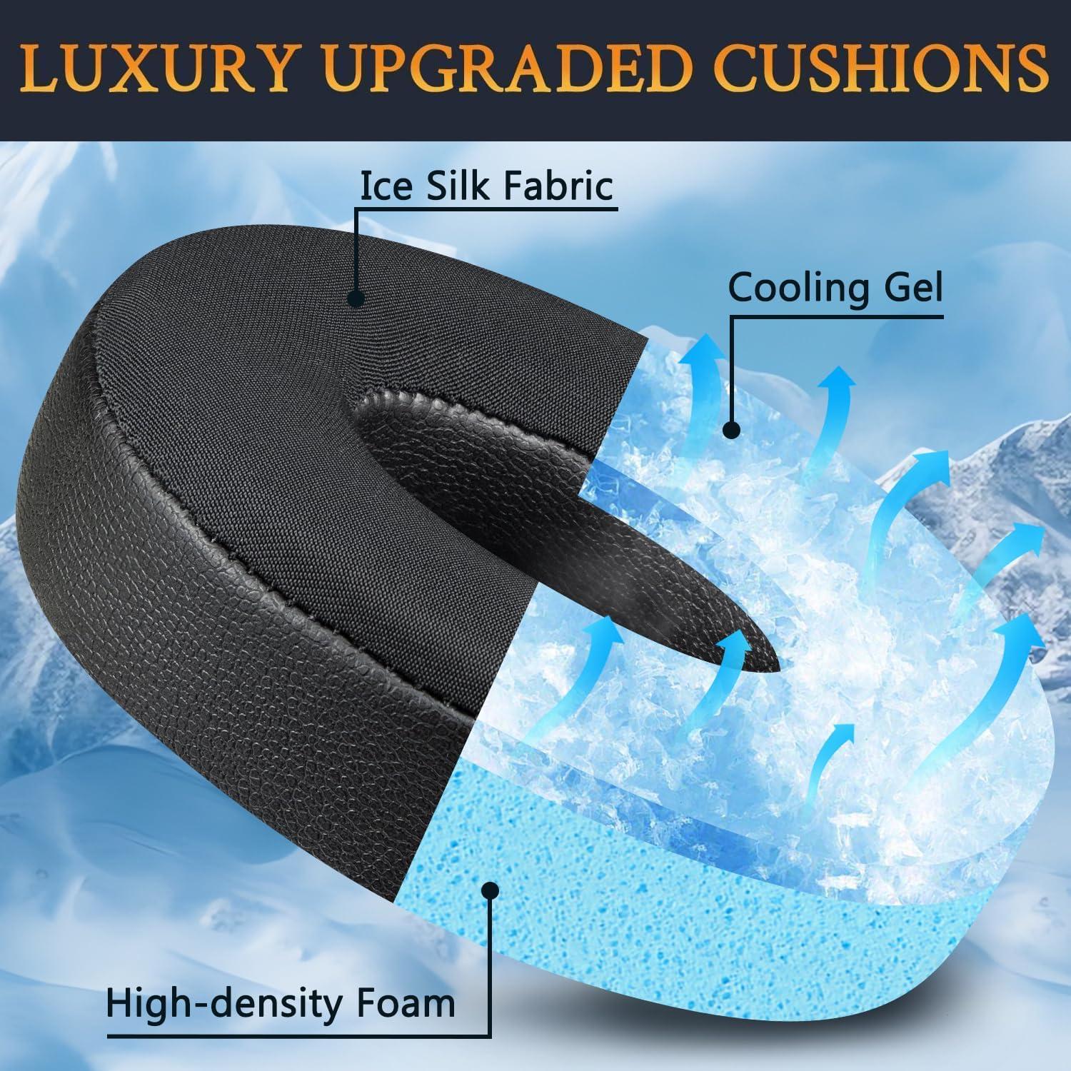 Almohadillas de Gel Refrigerante SOULWIT para Auriculares Solo4