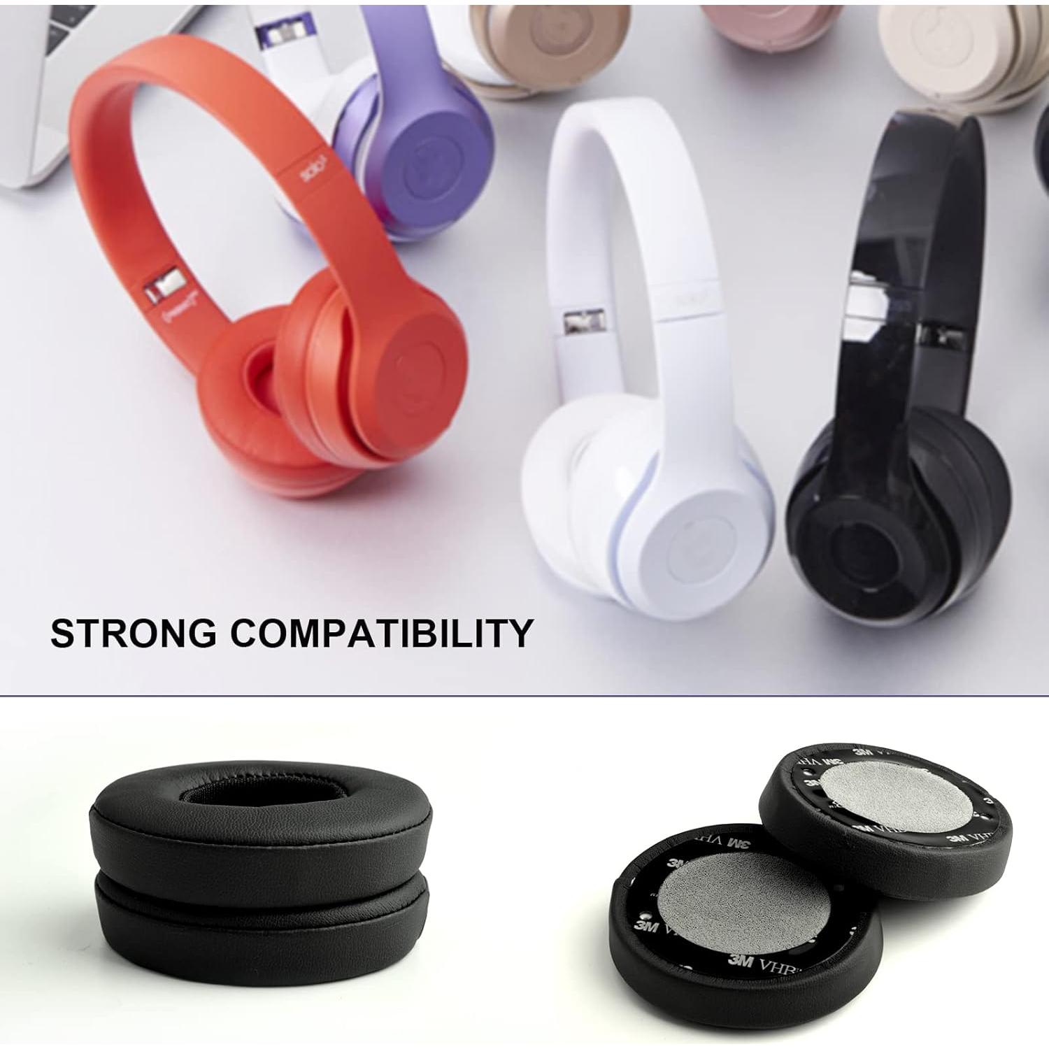 Almohadillas de Reemplazo para Auriculares Beats Solo 2.0 - Negro