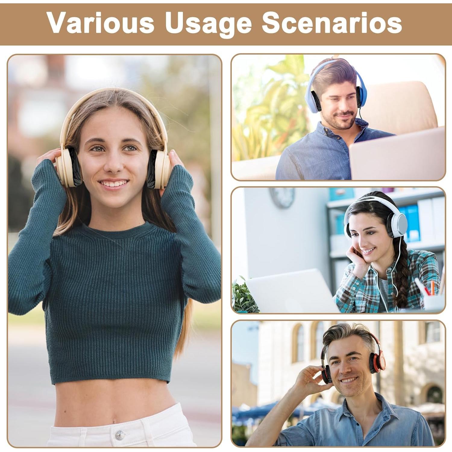 Cubiertas Desechables para Auriculares Tvoip 100 Pcs 9 cm