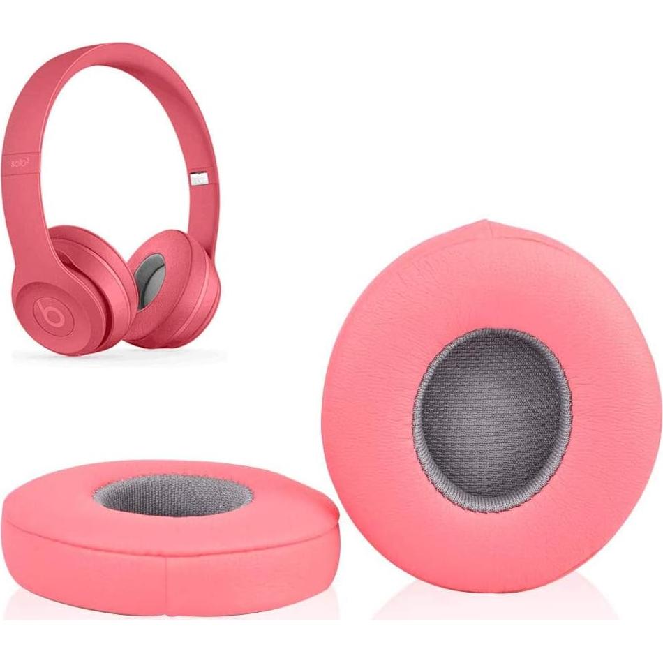 Almohadillas Inalámbricas de Repuesto CONVELIFE para Beats Solo 2.0/3.0 - Rosa/Rojo Psicodélico