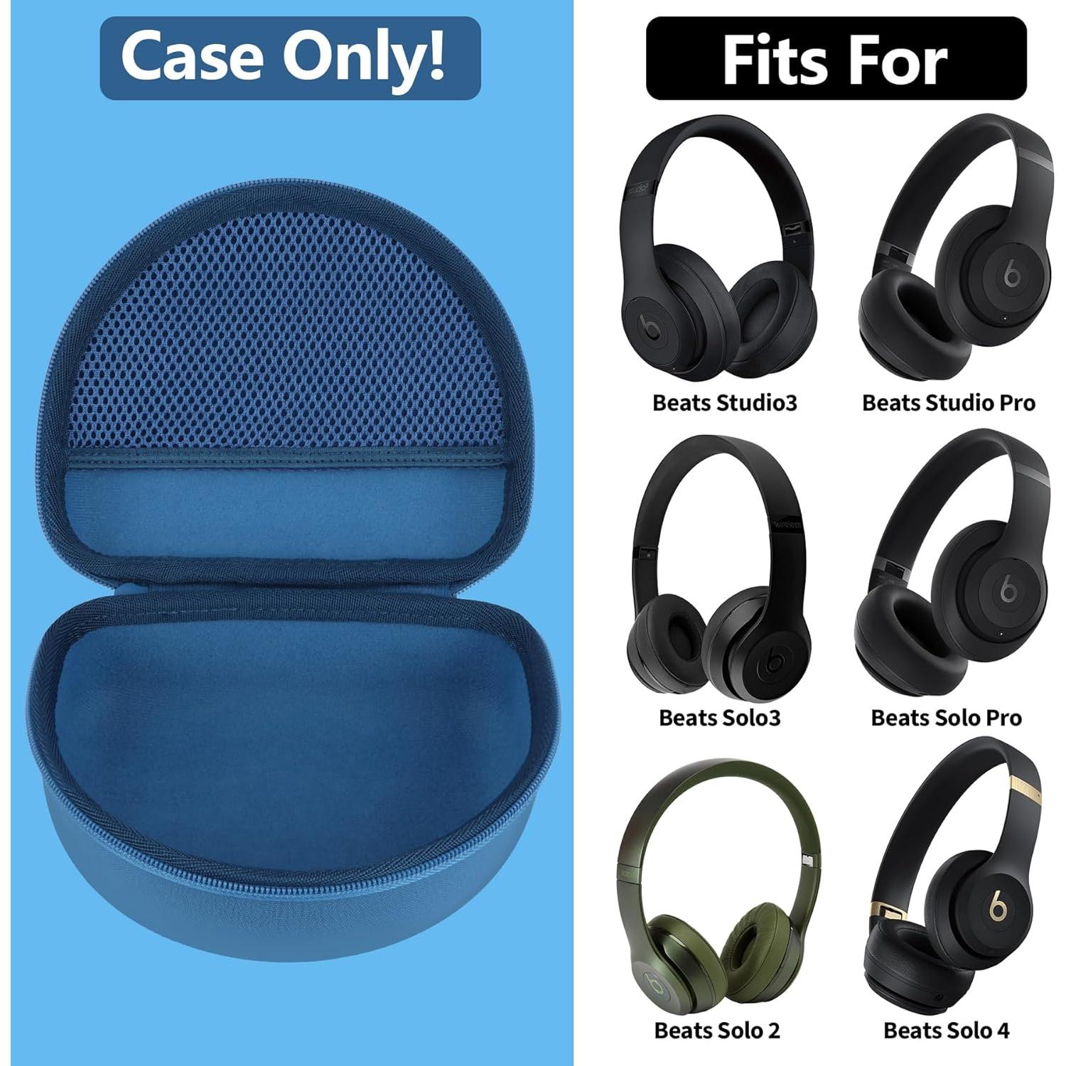 Funda Dura RIYADAone para Auriculares Beats Solo 4 Azul