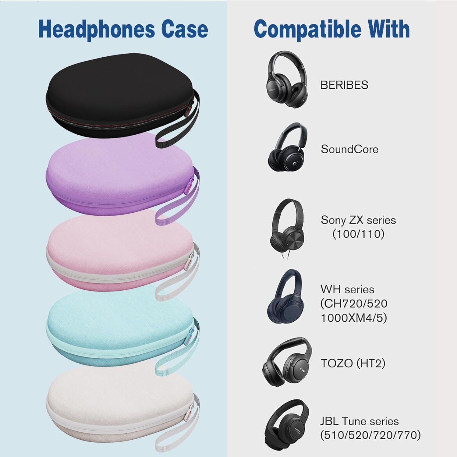 Funda EVA XANAD para Auriculares In-Ear Sony JBL Bose Verde