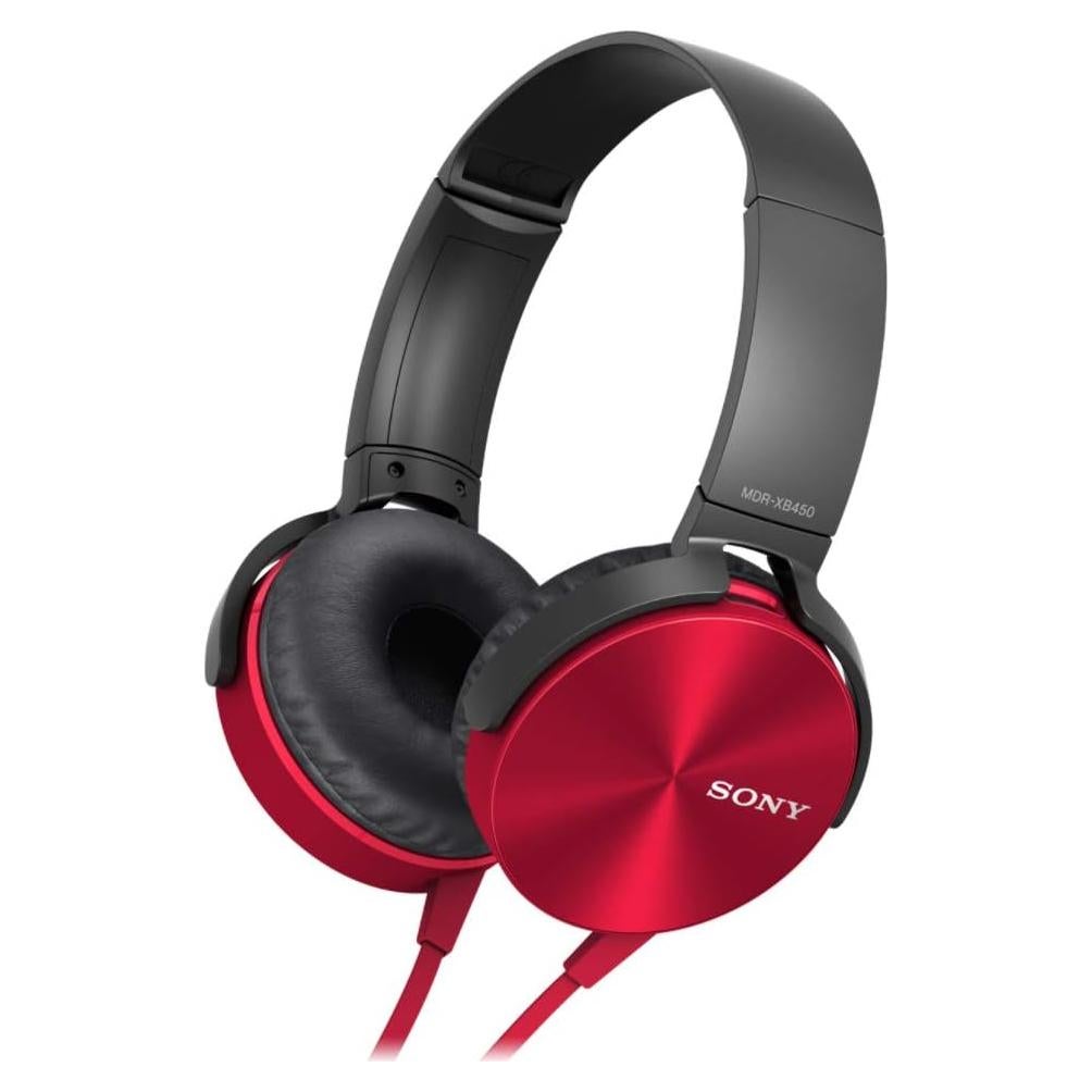 Auriculares Sony MDR-XB450AP Extra Bass Rojo 439g