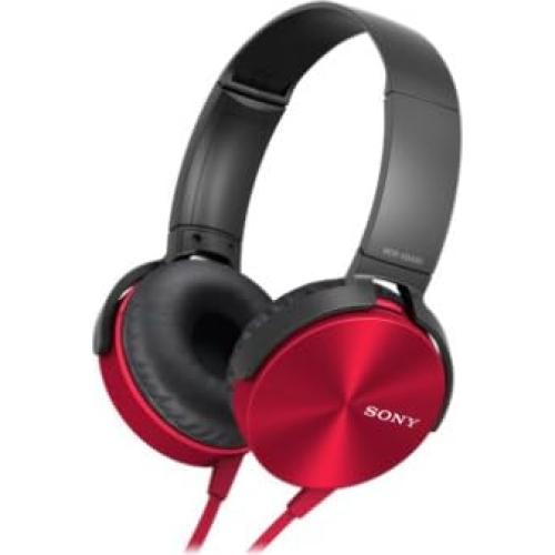Auriculares Sony MDR-XB450AP Extra Bass Rojo 439g