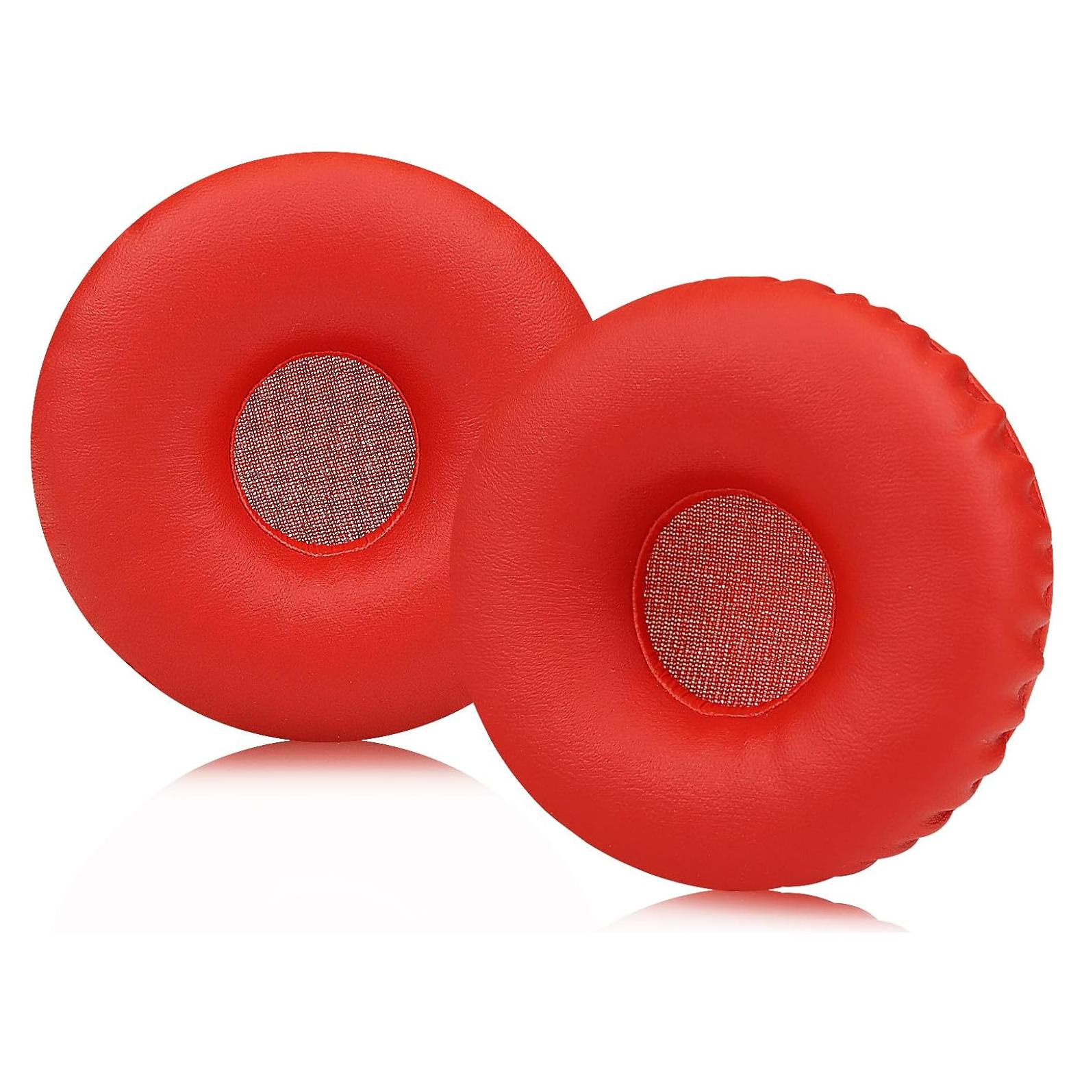 Almohadillas de Reemplazo SINOWO para Sony MDR-XB550AP Rojo