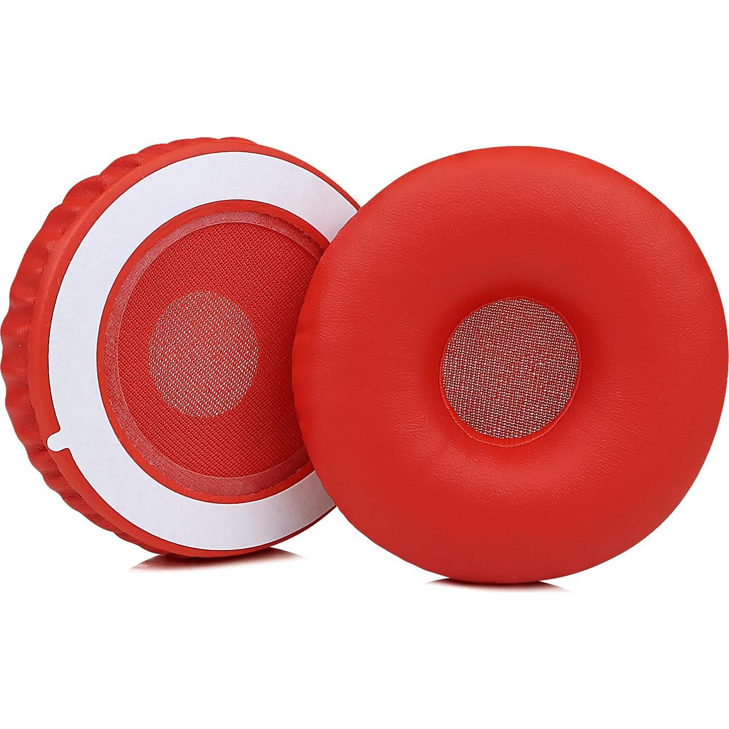 Almohadillas de Reemplazo SINOWO para Sony MDR-XB550AP Rojo