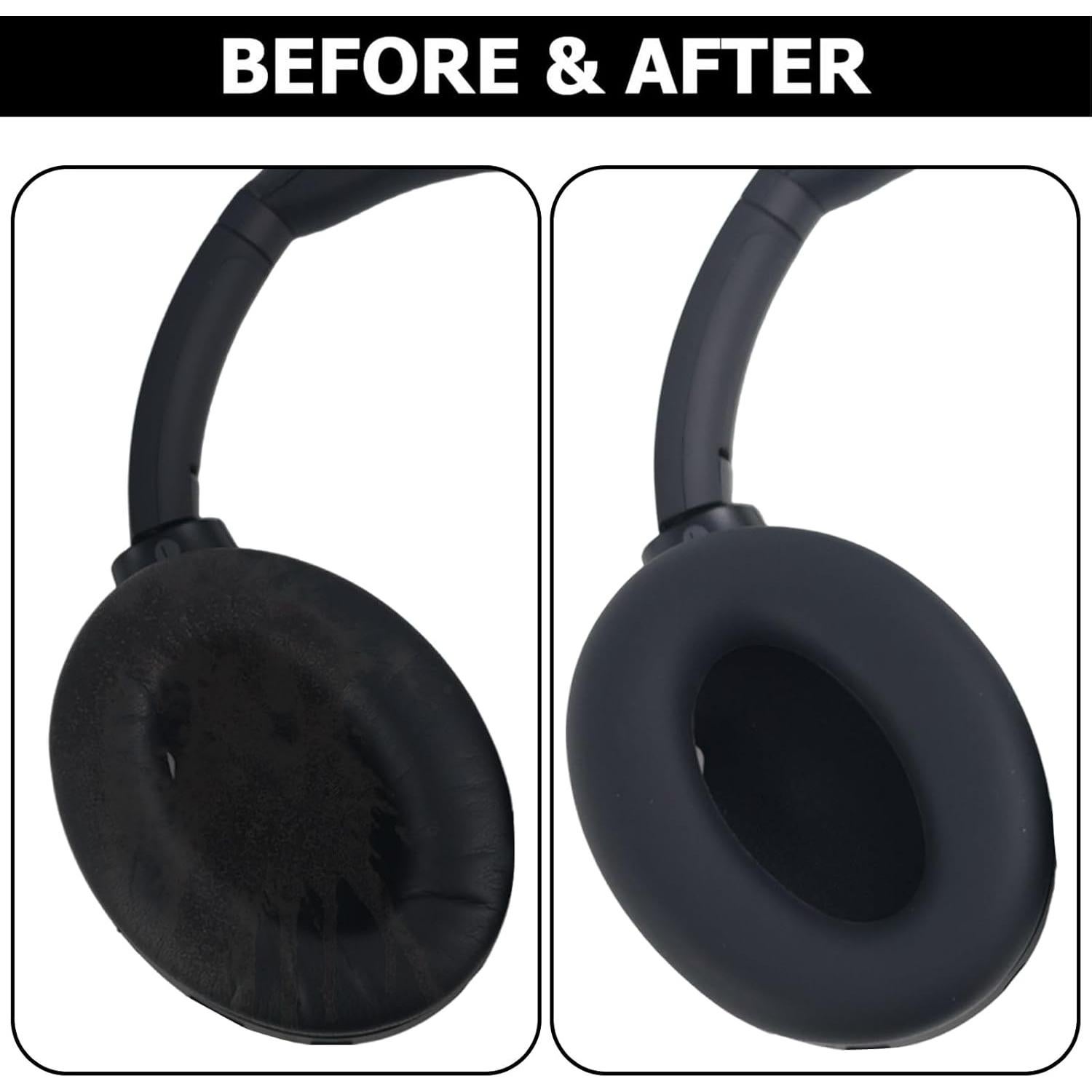 Cubiertas de silicona para almohadillas Sony WH-1000XM4 - A prueba de sudor