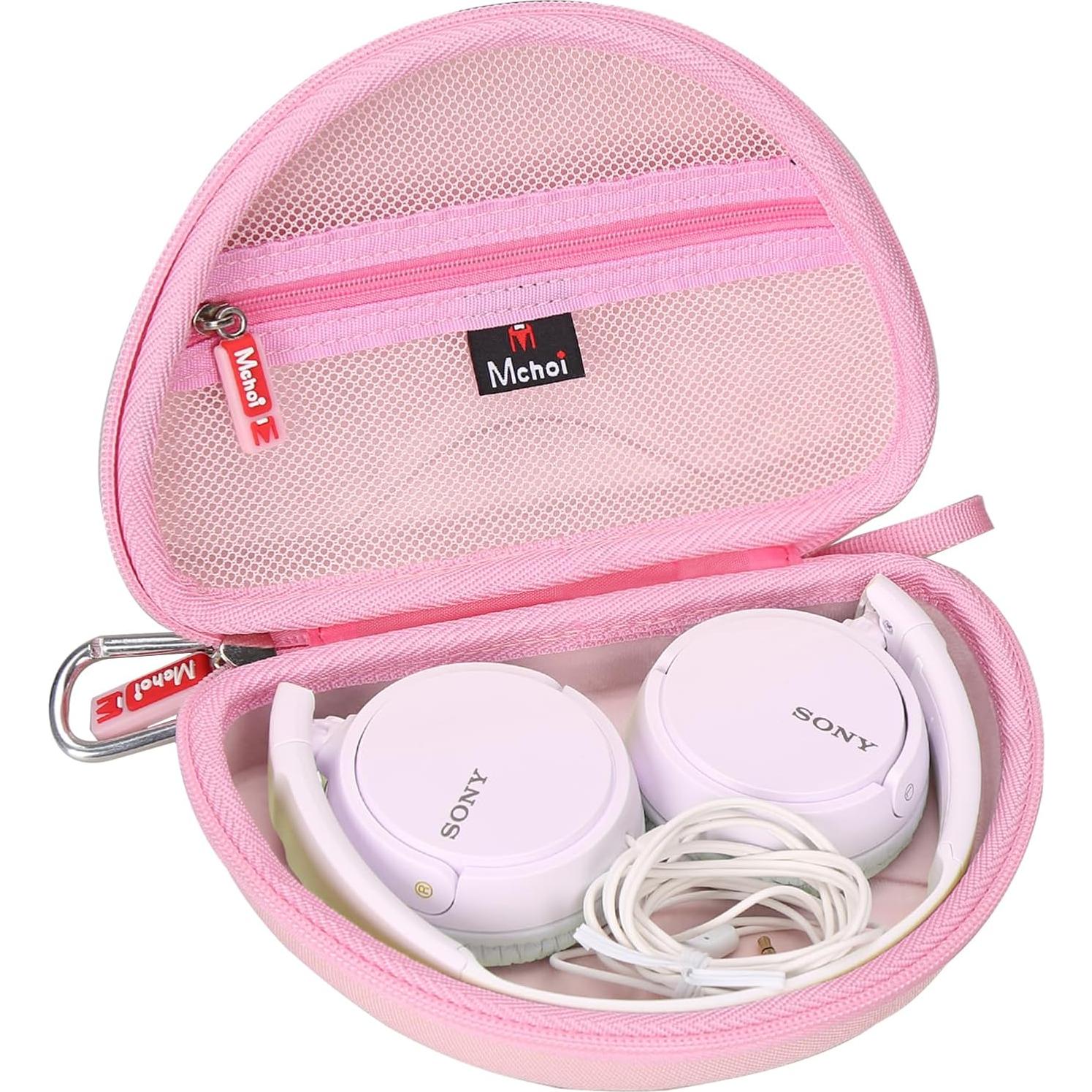 Funda Dura Mchoi para Auriculares Sony MDR-ZX110 Rosa