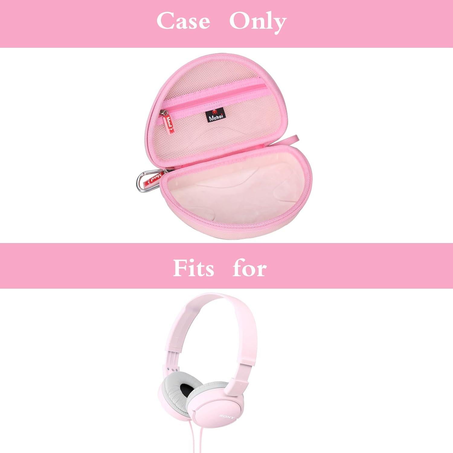 Funda Dura Mchoi para Auriculares Sony MDR-ZX110 Rosa