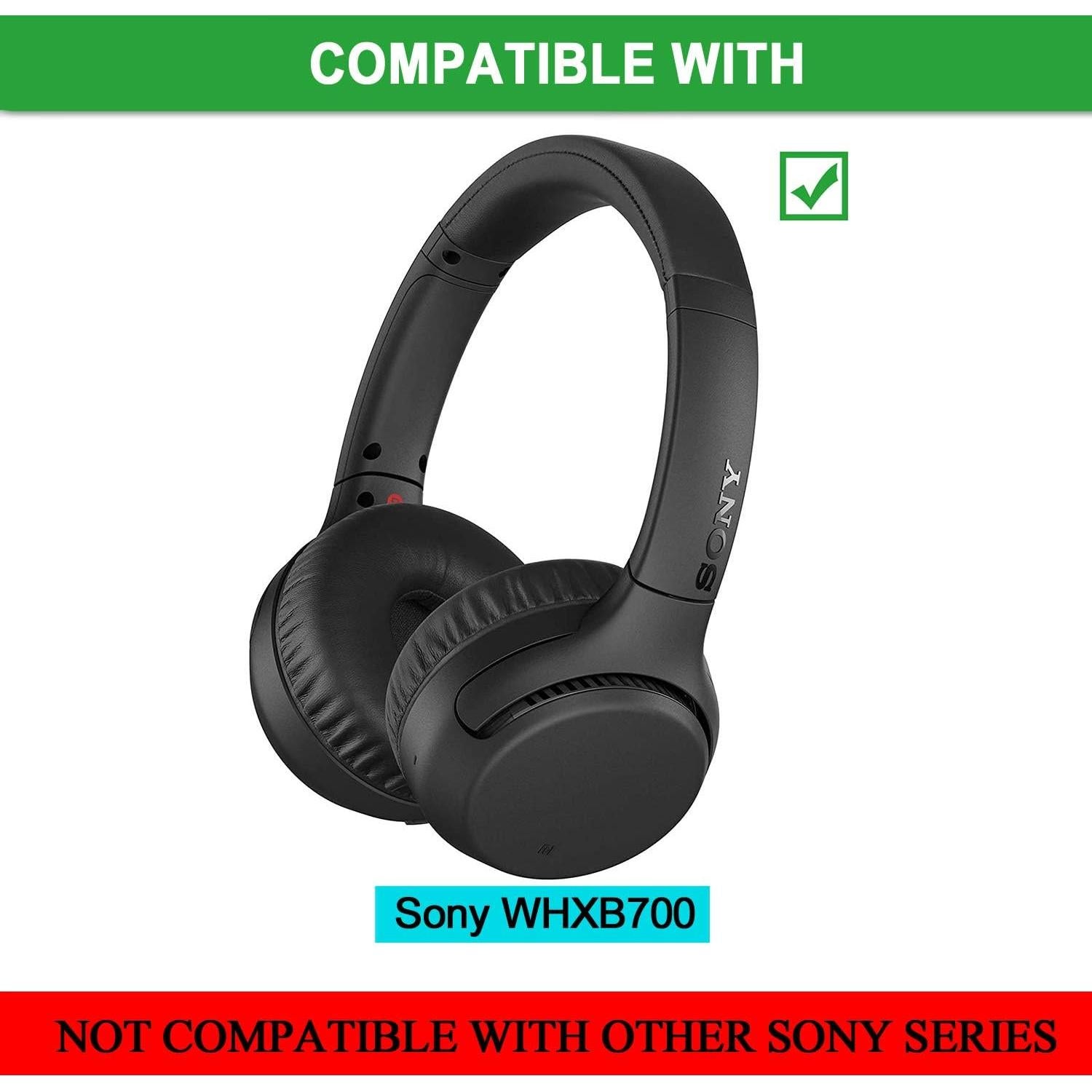 Almohadillas de Repuesto para Auriculares Sony WH-XB700 Negro