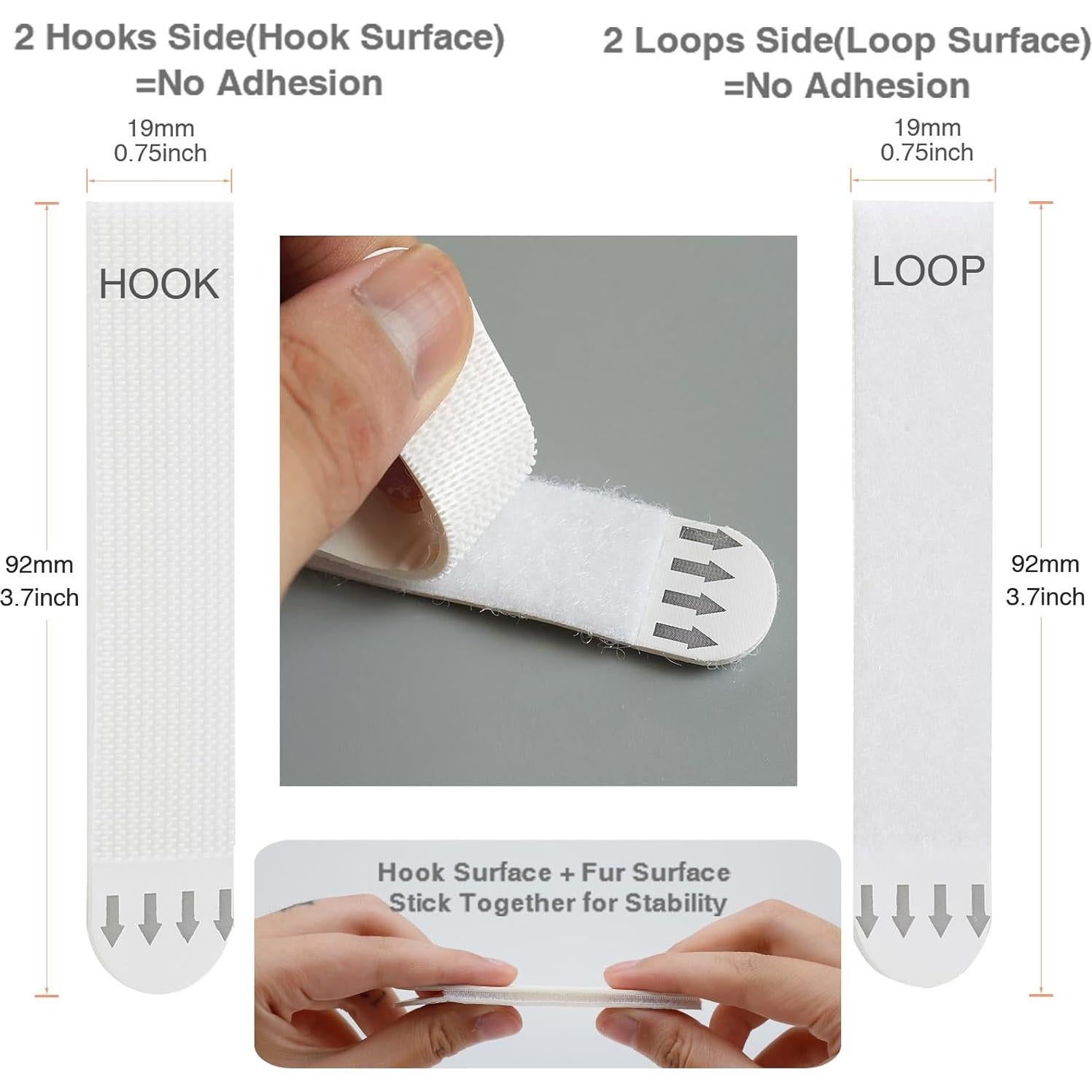 Tiras Adhesivas para Colgar Cuadros Gisde - 16 Pares, 7.26 kg