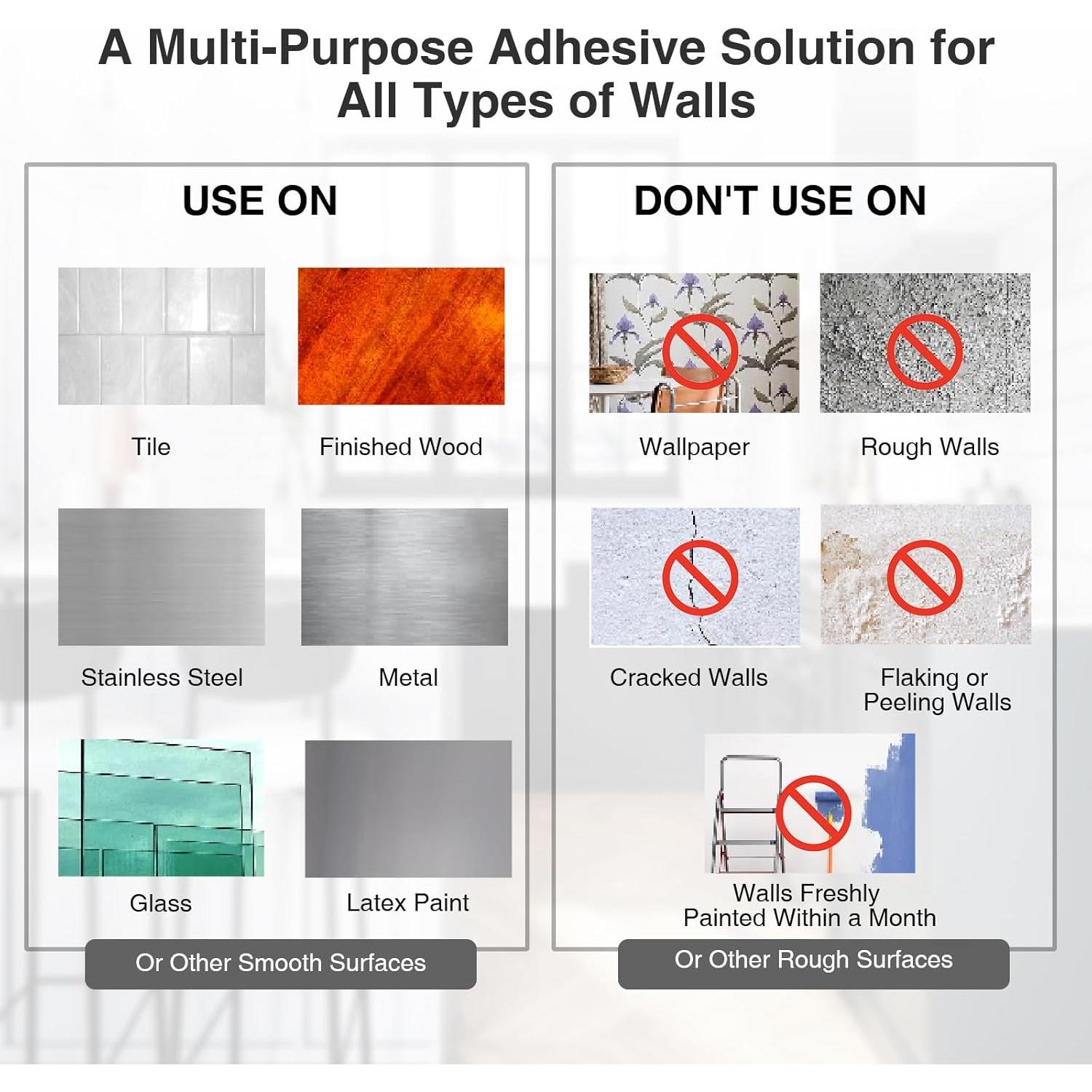 Tiras Adhesivas para Colgar Cuadros Gisde - 16 Pares, 7.26 kg