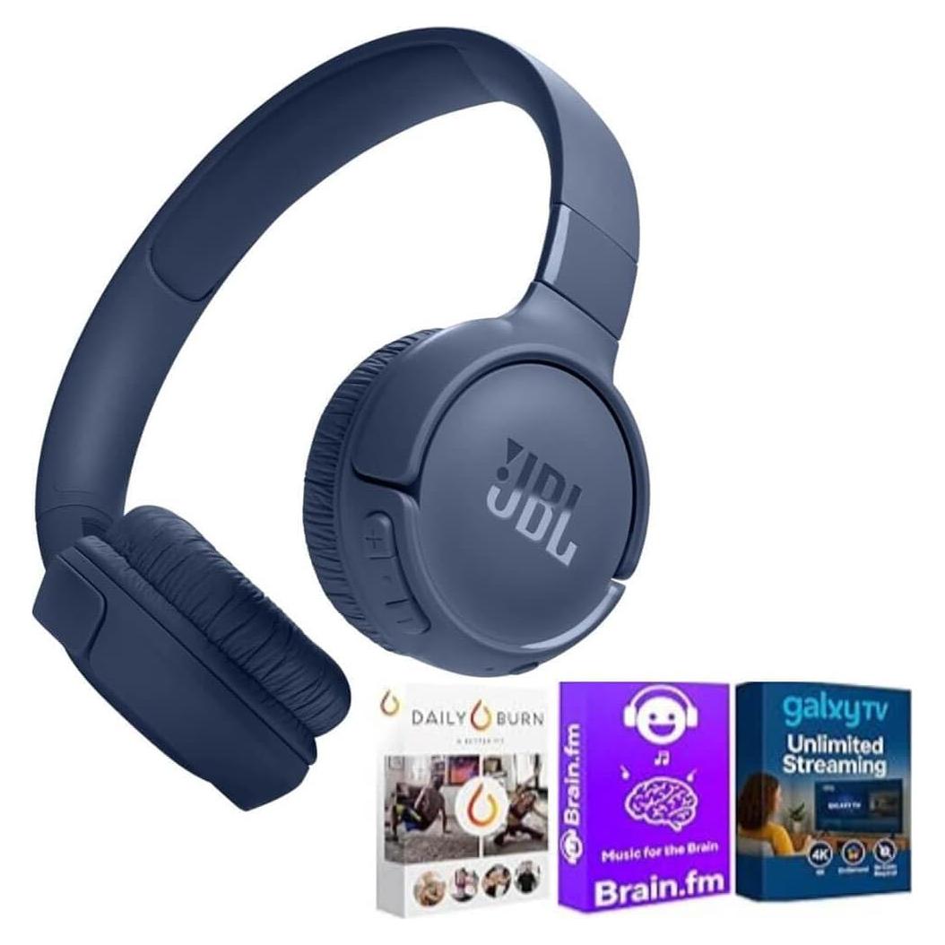 Auriculares Inalámbricos JBL Tune 520BT Azul, 57H Batería