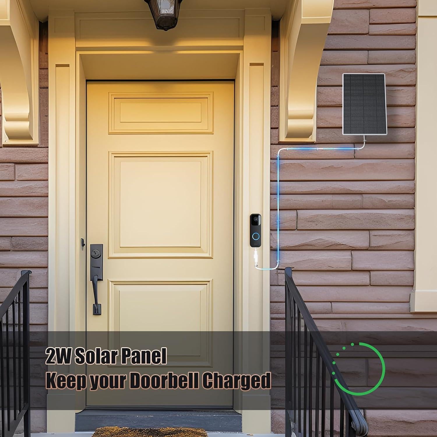 Panel Solar Zivif 2W para Cámara Blink Outdoor 4 y Videoportero