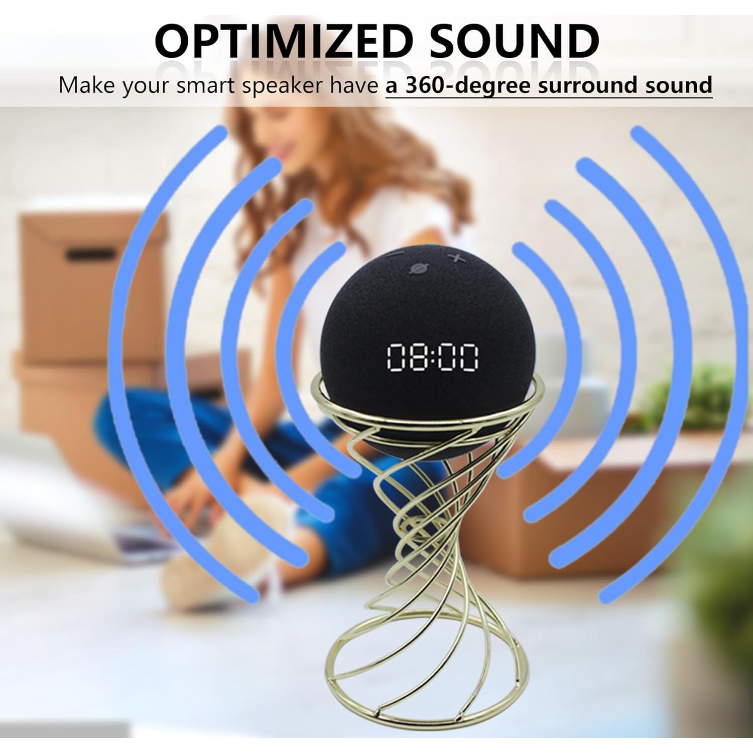 Soporte Decorativo para Altavoz Inteligente Dutiplus Bronce