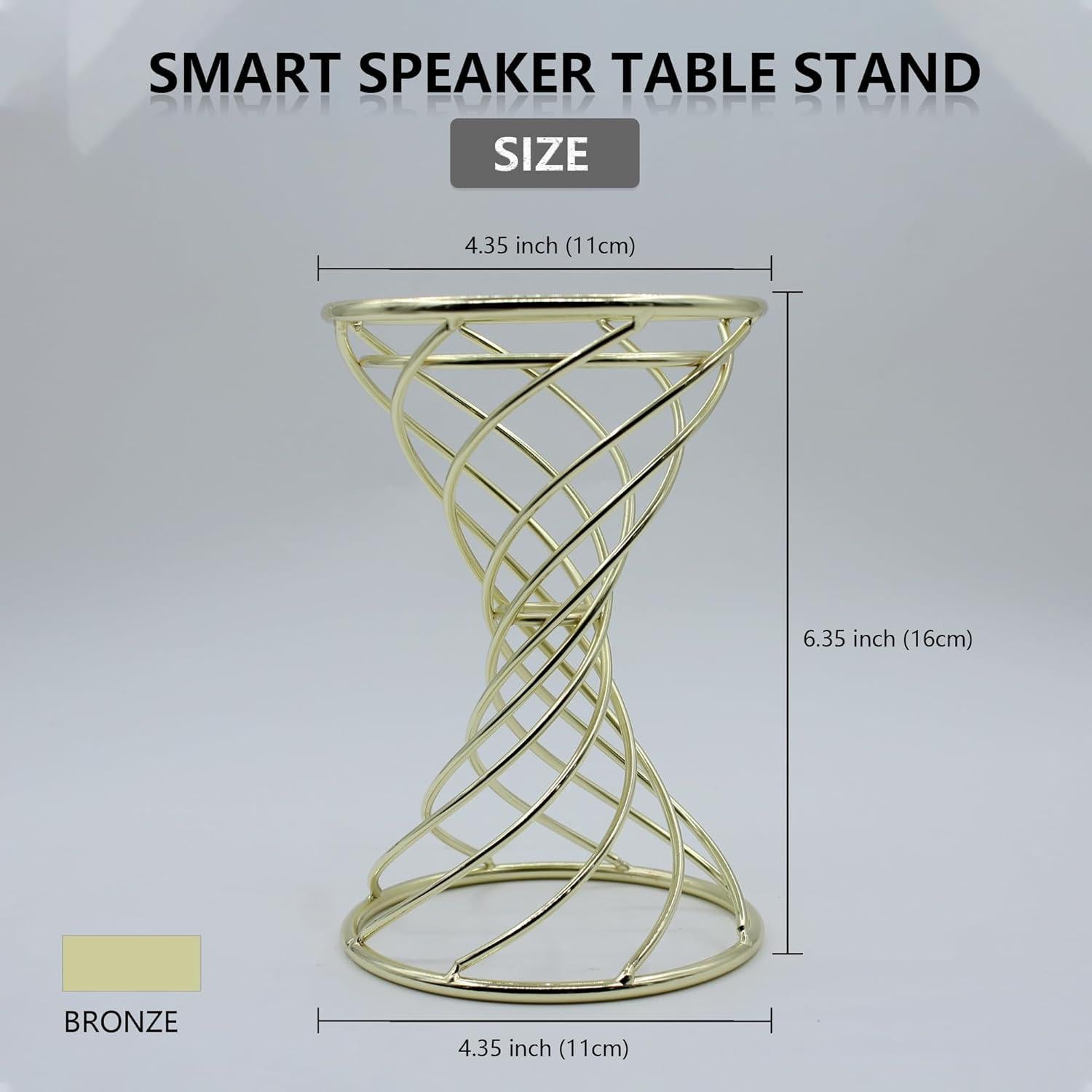 Soporte Decorativo para Altavoz Inteligente Dutiplus Bronce