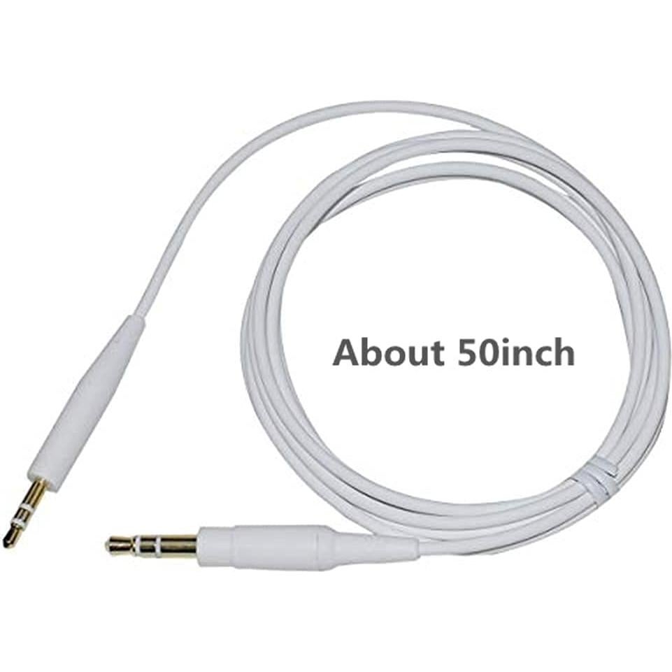 Cable de Reemplazo Saipomor para Auriculares Bose 140cm Blanco