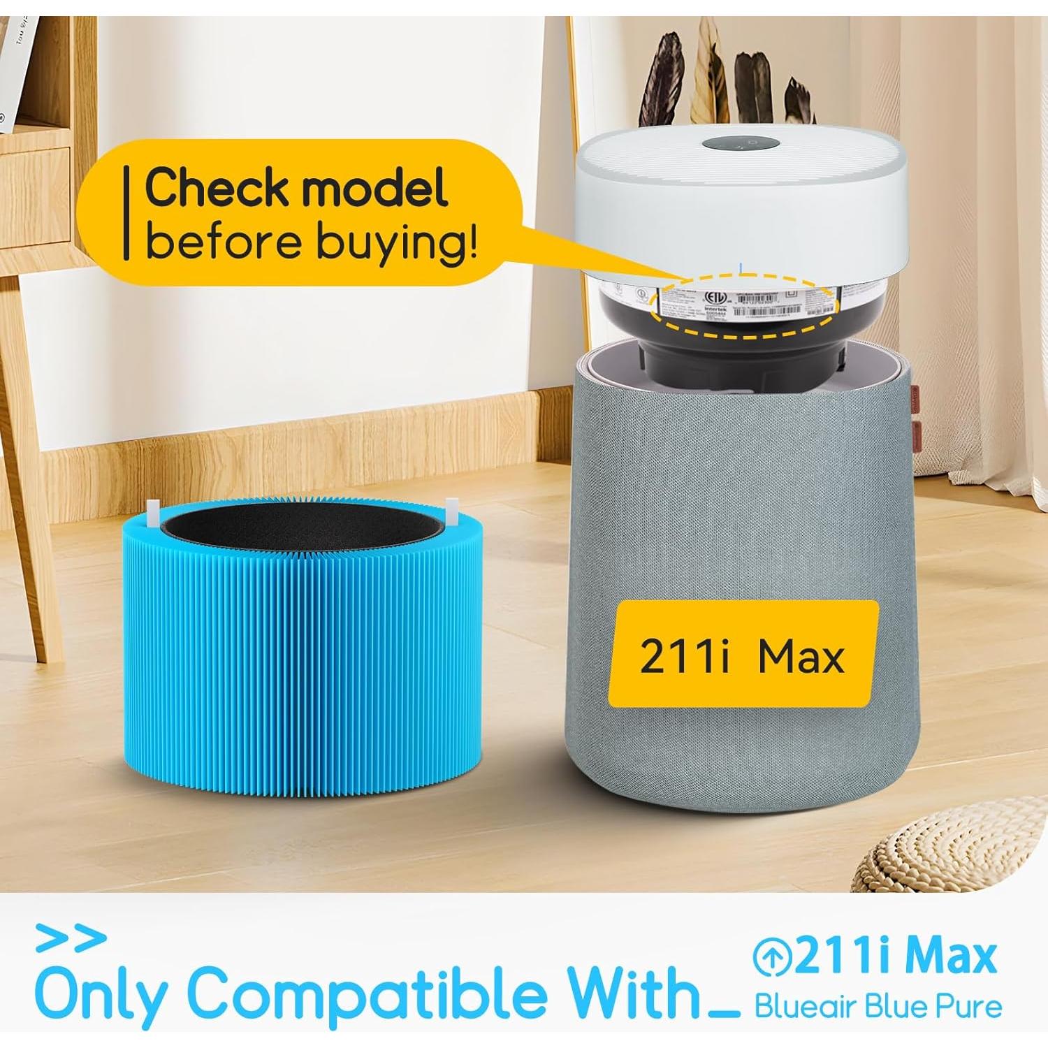 Filtro de Reemplazo Togameoy 211i Max AllergenBlock - Paquete de 2