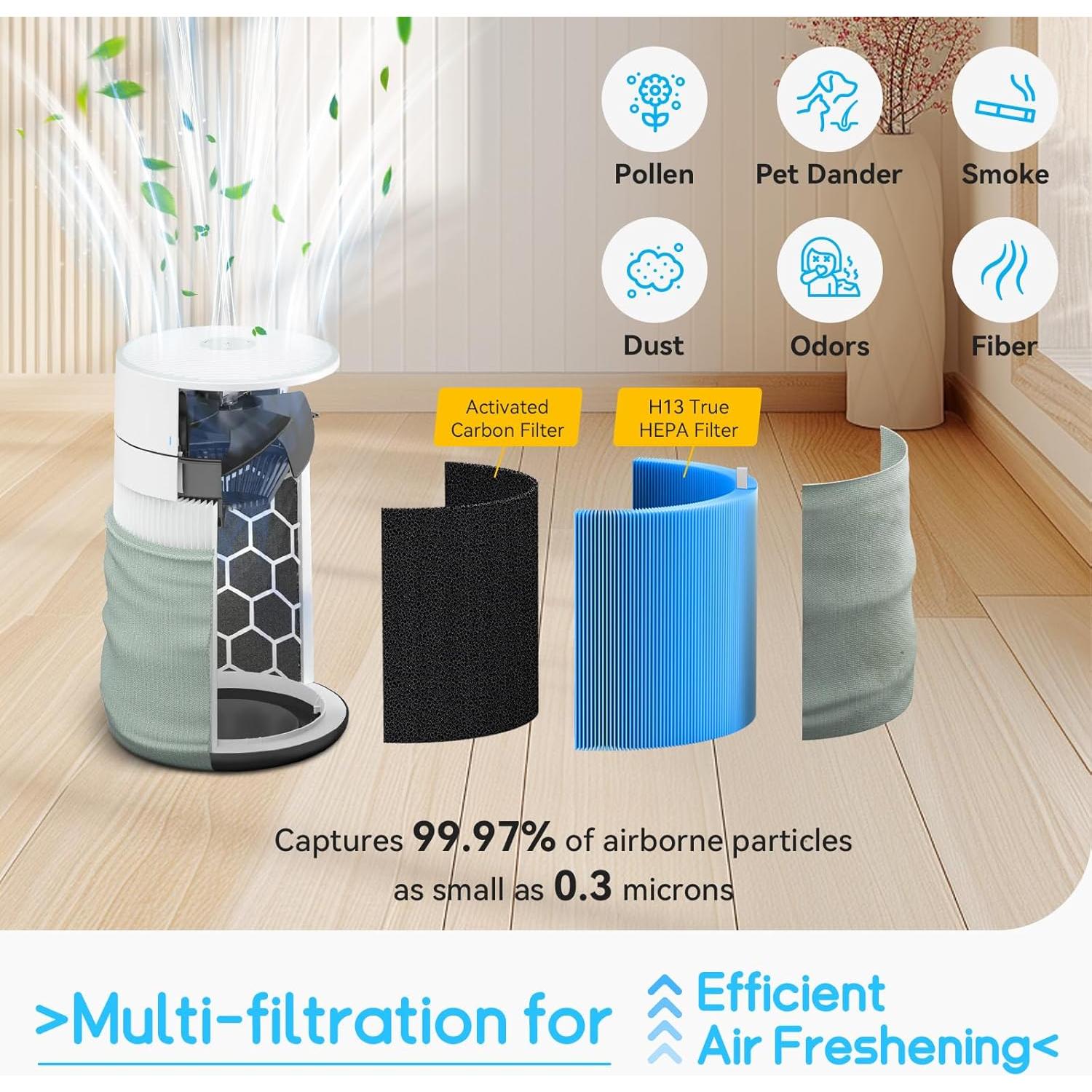 Filtro de Reemplazo Togameoy 211i Max AllergenBlock - Paquete de 2