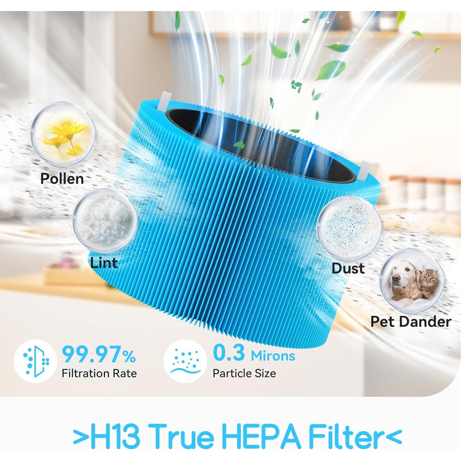 Filtro de Reemplazo Togameoy 211i Max AllergenBlock - Paquete de 2