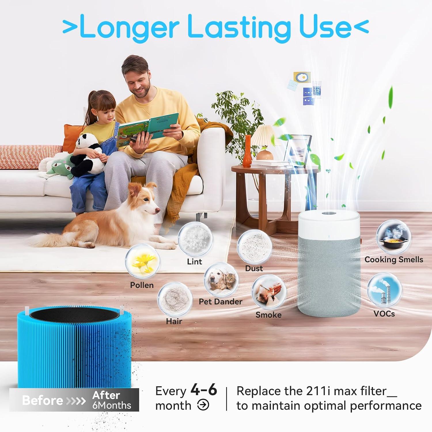 Filtro de Reemplazo Togameoy 211i Max AllergenBlock - Paquete de 2