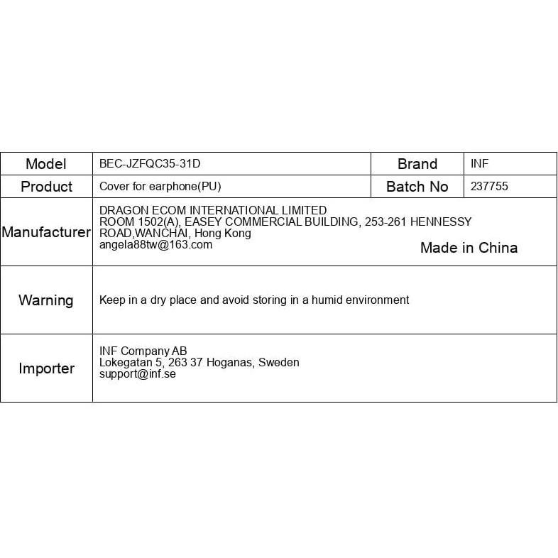 Cojines de Reemplazo INF para Auriculares Bose QuietComfort