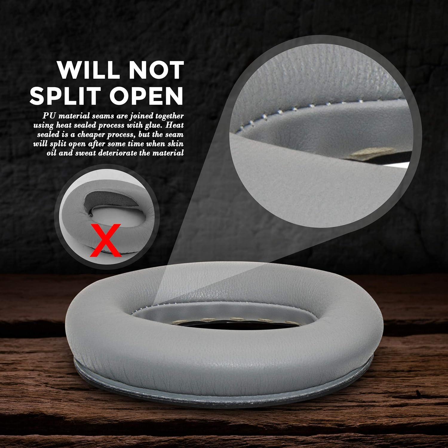 Cojines de Reemplazo para Earpads Bose QC45 QC35 II QC25 QC15 Cuero de Cordero