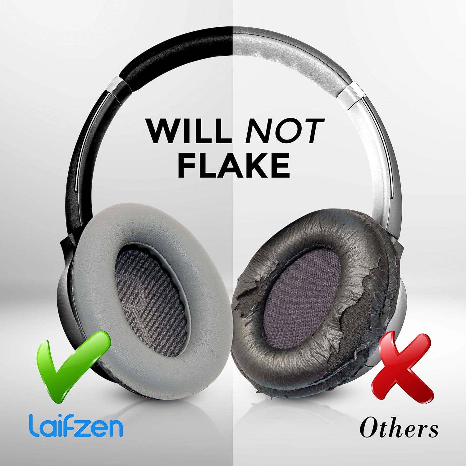 Cojines de Reemplazo para Earpads Bose QC45 QC35 II QC25 QC15 Cuero de Cordero