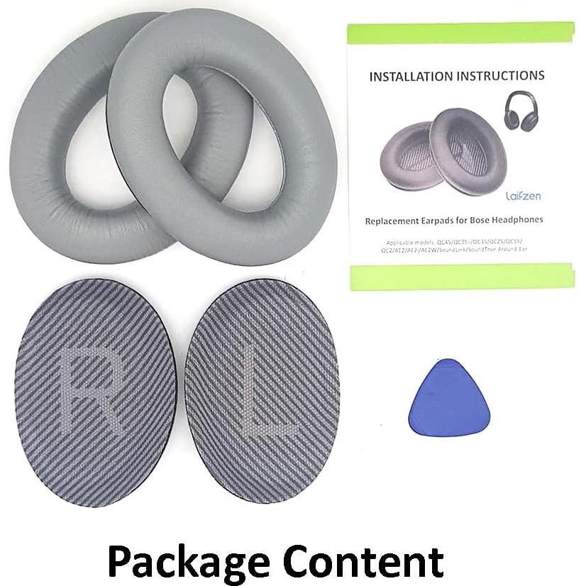 Cojines de Reemplazo para Earpads Bose QC45 QC35 II QC25 QC15 Cuero de Cordero