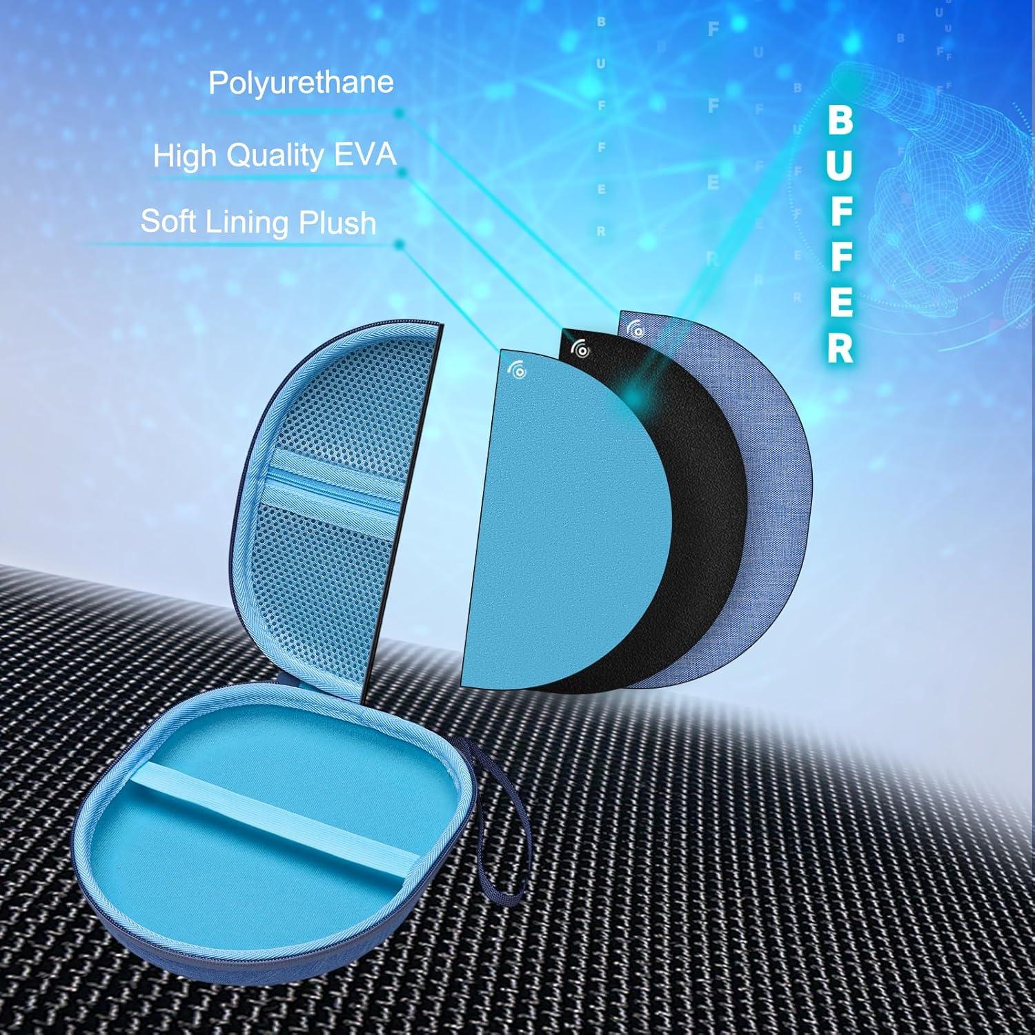 Funda Dura para Auriculares XANAD Azul Compatible con Sony y JBL