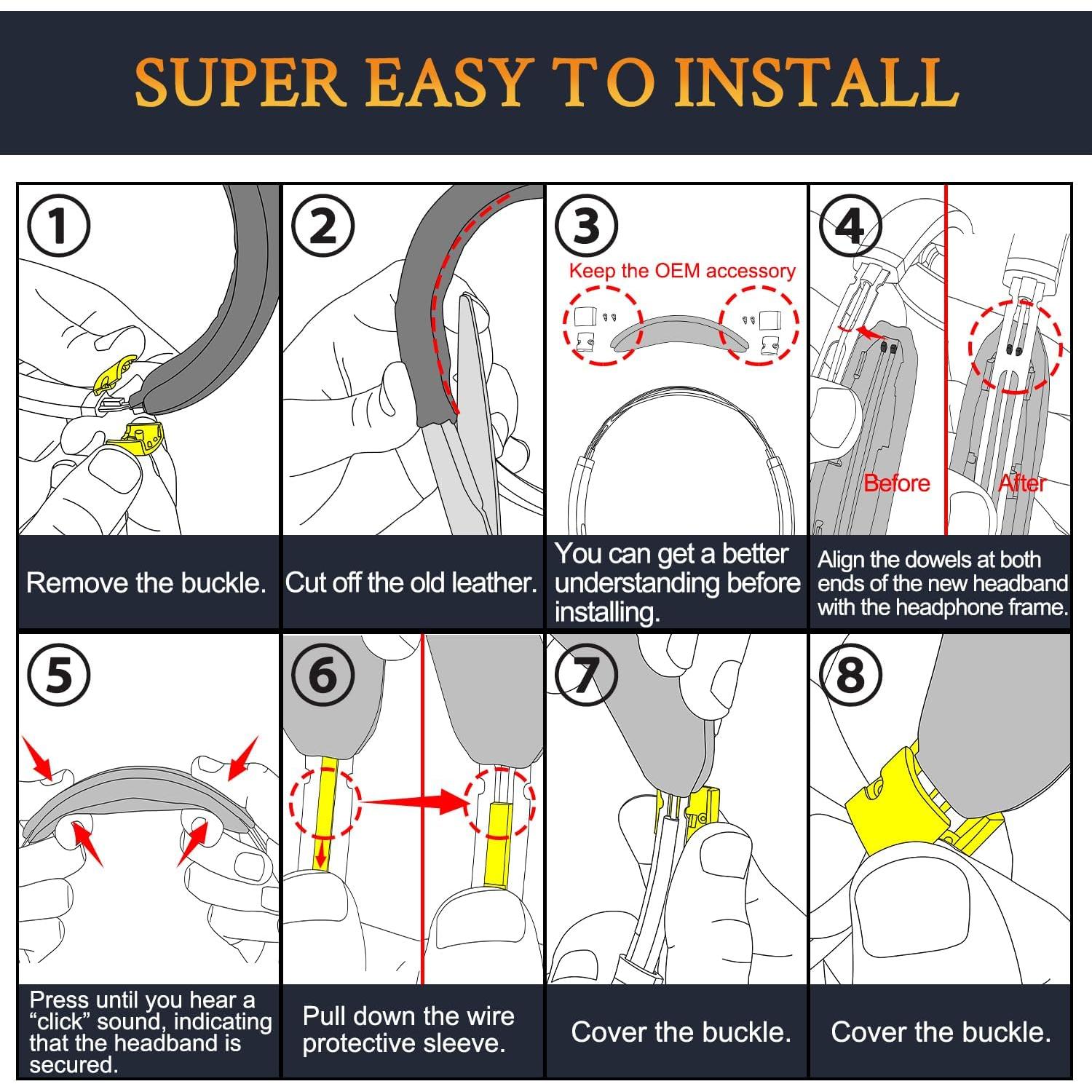 Funda de diadema SOULWIT para auriculares Bose OE2 y SoundTrue OE