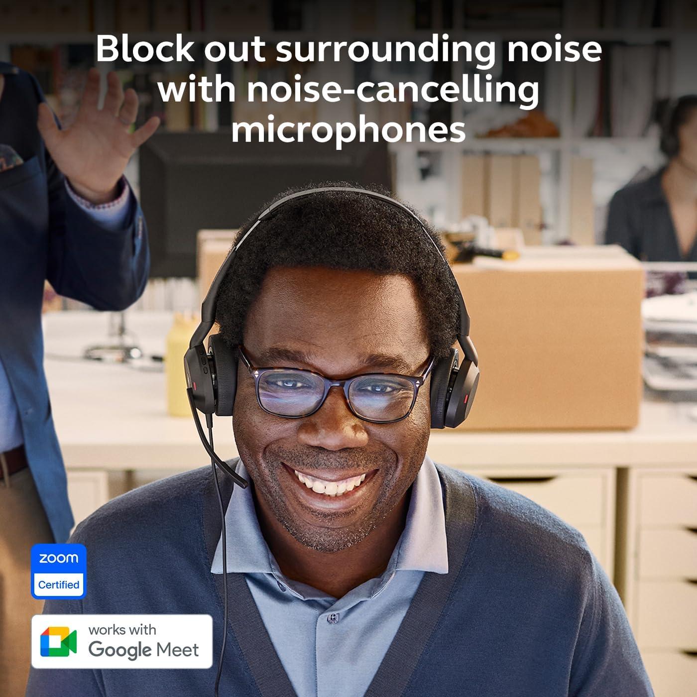 Auriculares Jabra Evolve2 50 con Cable y Bluetooth - Cancelación de Ruido