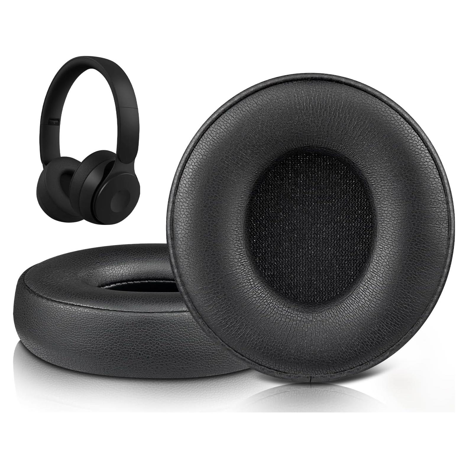 Almohadillas de Repuesto SOULWIT para Auriculares Beats Solo Pro - Negro