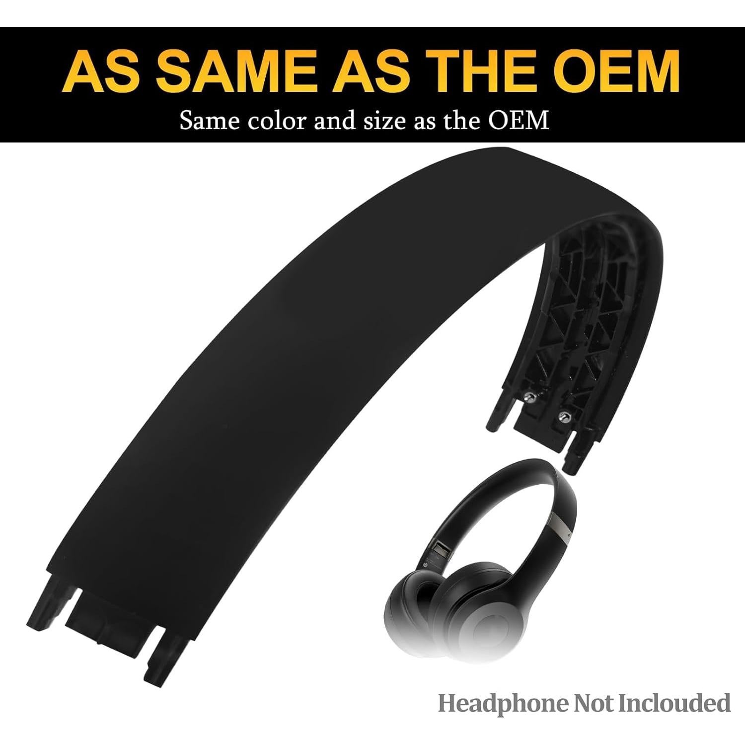 Kit de Repuesto Banda para Auriculares Beats Solo 4 - Negro Mate