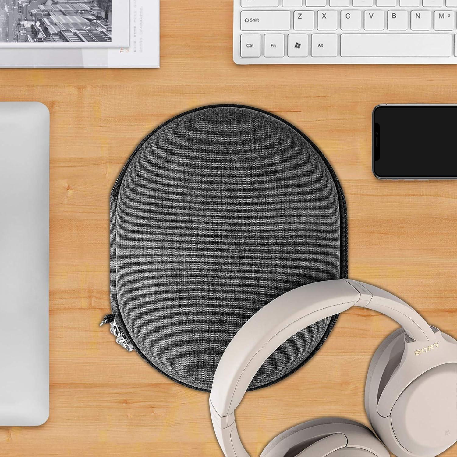 Funda Dura para Auriculares Geekria Gris Compatible Sony WH-1000XM4