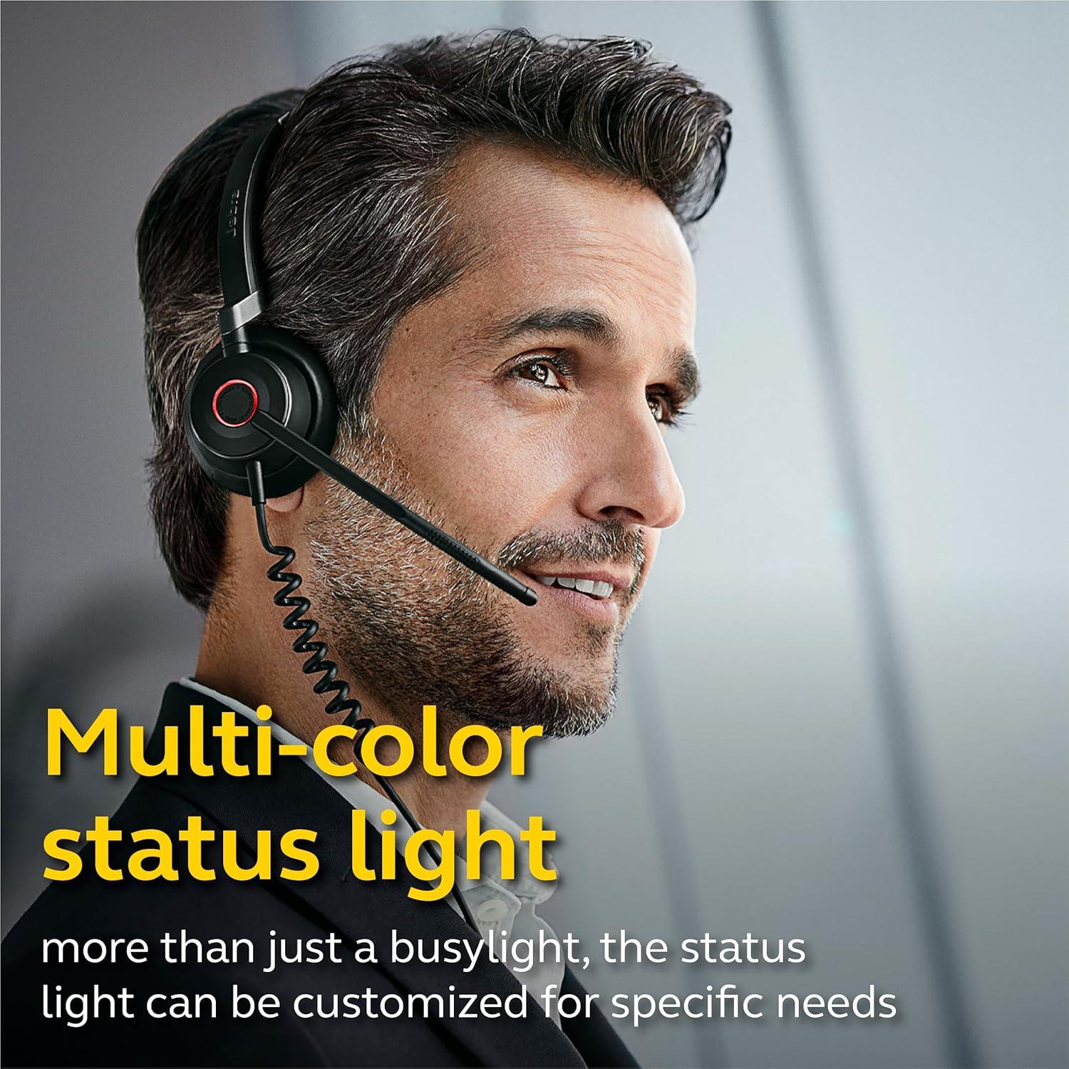 Auricular Jabra Engage 50 Estéreo con Cable y 3 Micrófonos