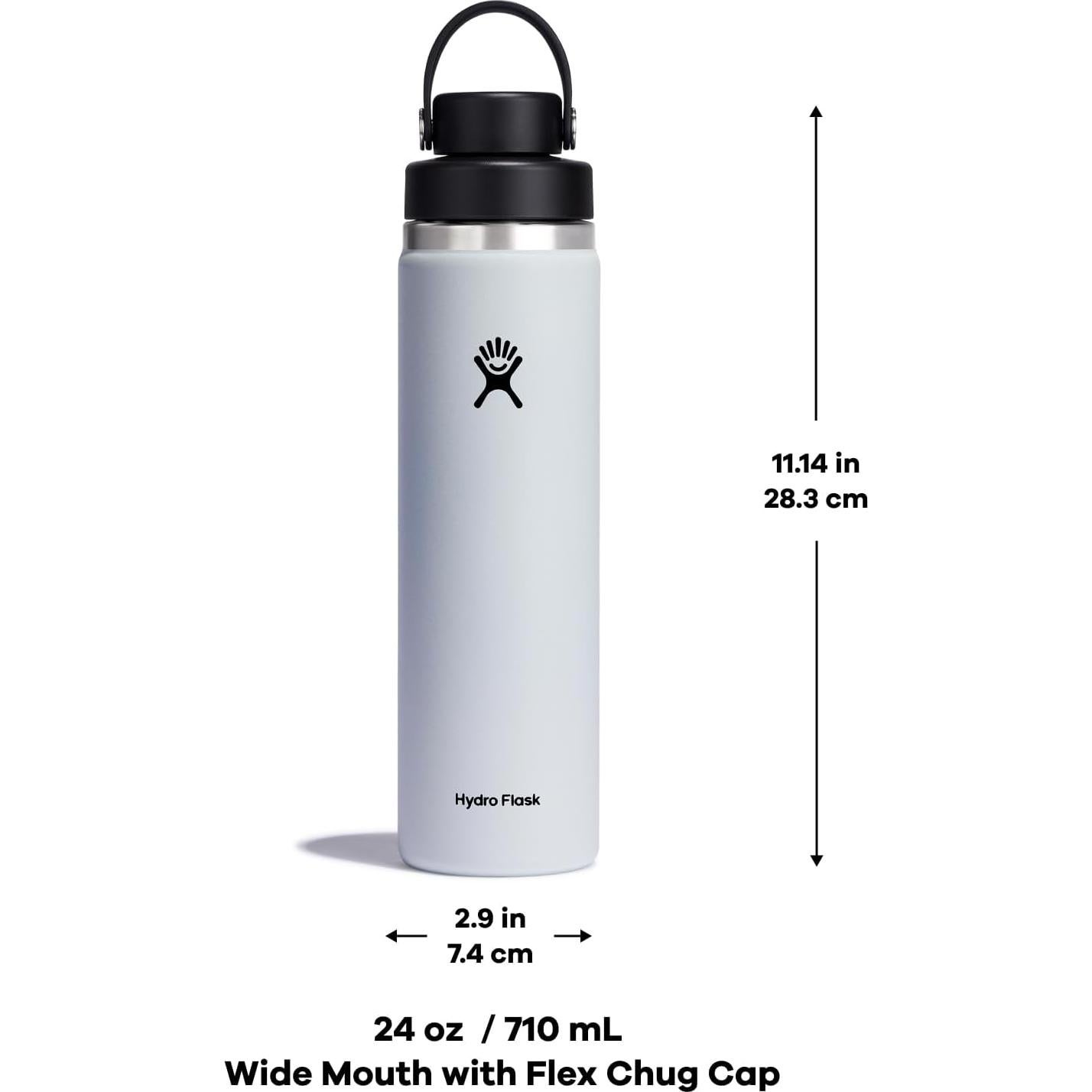 Botella de Agua Hydro Flask 24 Oz Acero Inoxidable Aislada