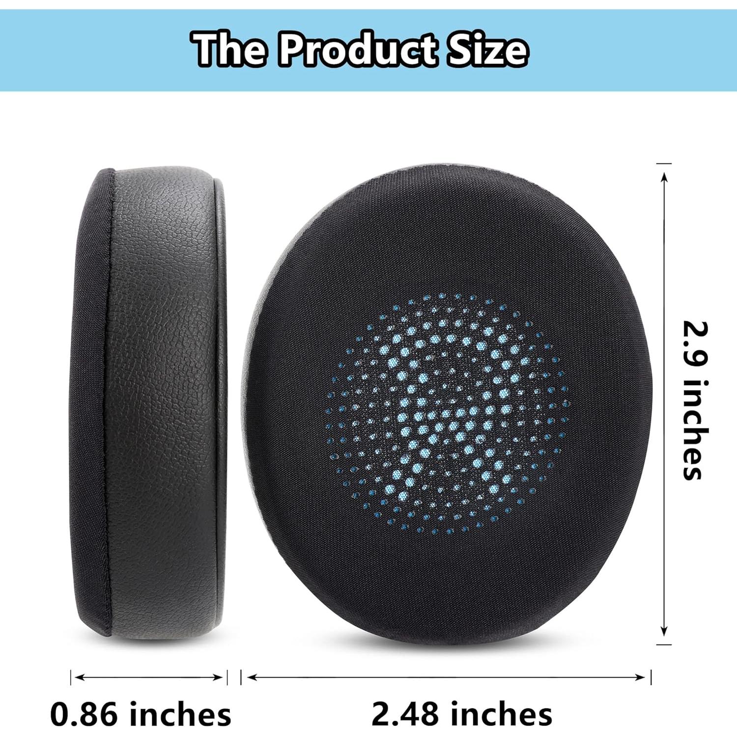 Almohadillas de Gel Refrigerante TaiZiChangQin para Jabra Evolve2 65/40 y Elite 45h