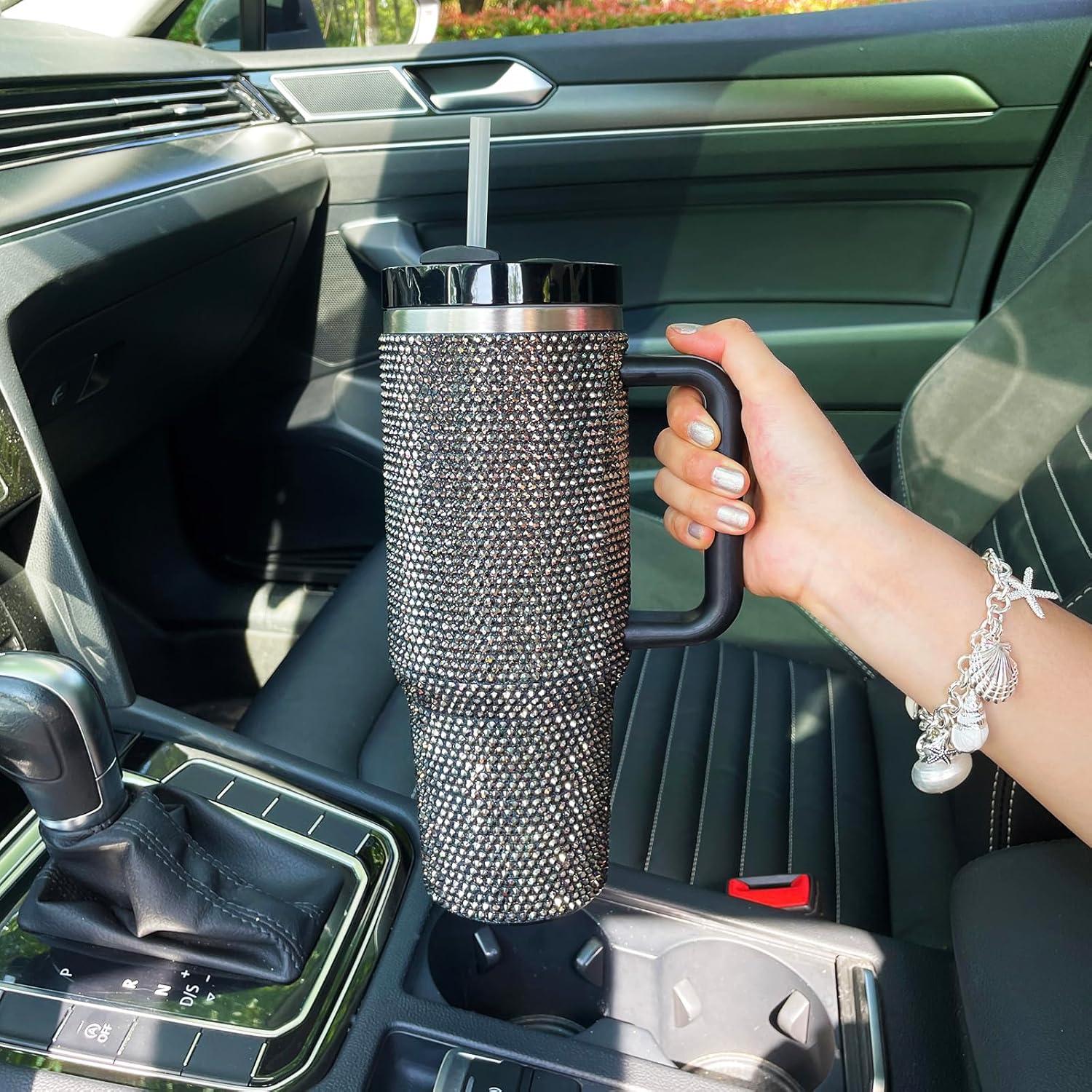 Vaso Térmico de Acero Inoxidable 40oz XMYAINA Negro con Asa