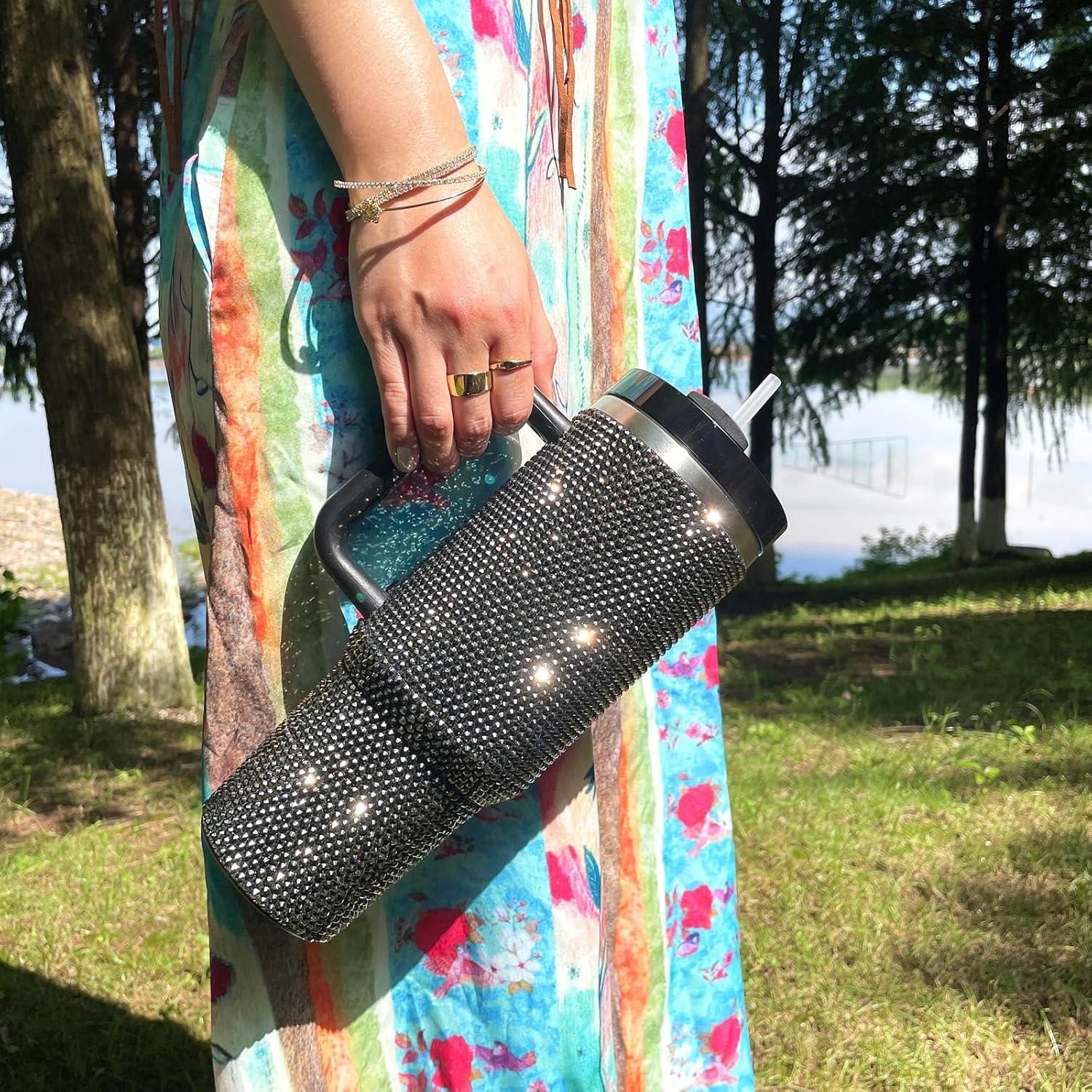 Vaso Térmico de Acero Inoxidable 40oz XMYAINA Negro con Asa