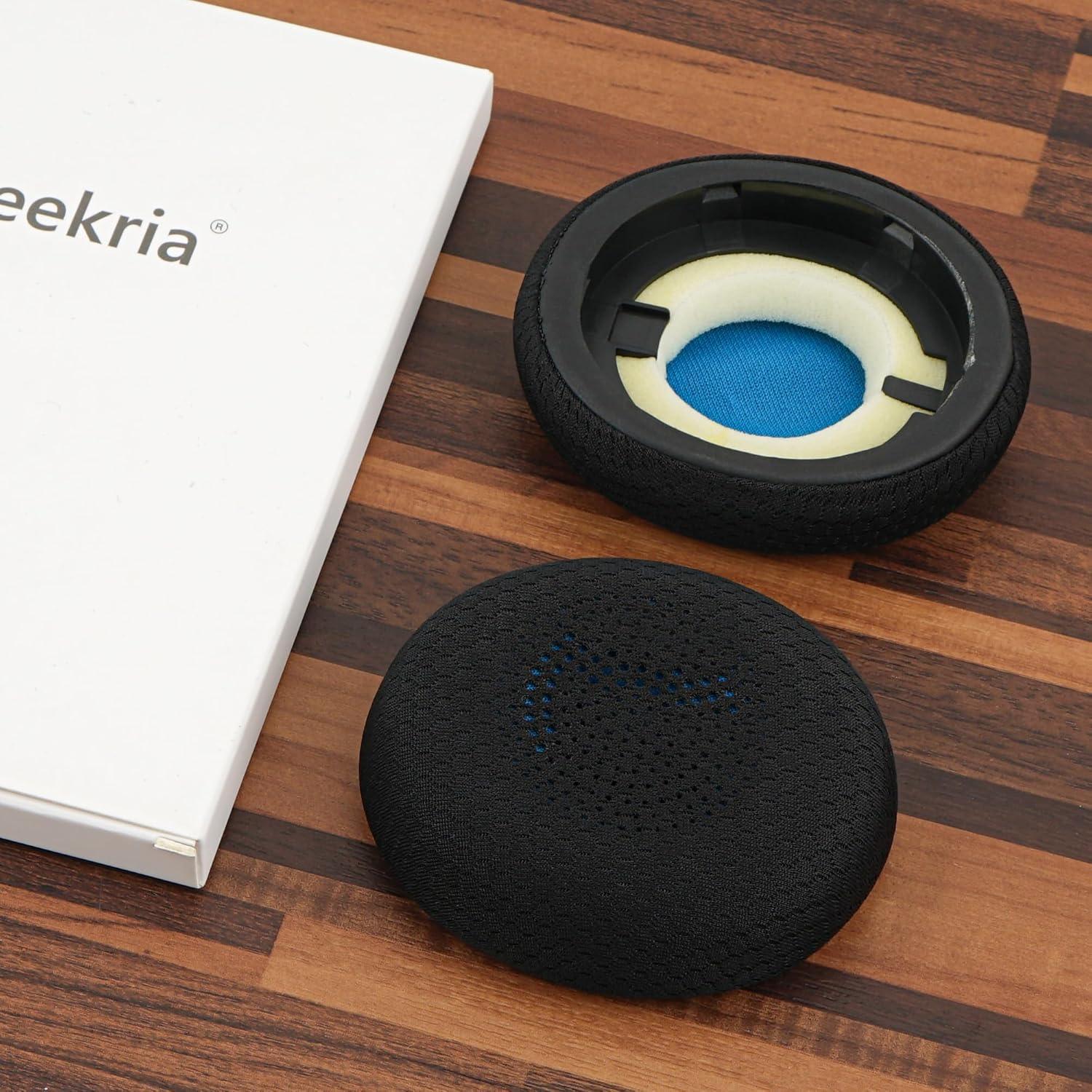 Almohadillas de Repuesto Geekria para Jabra Evolve2 65/40 y Elite 45h