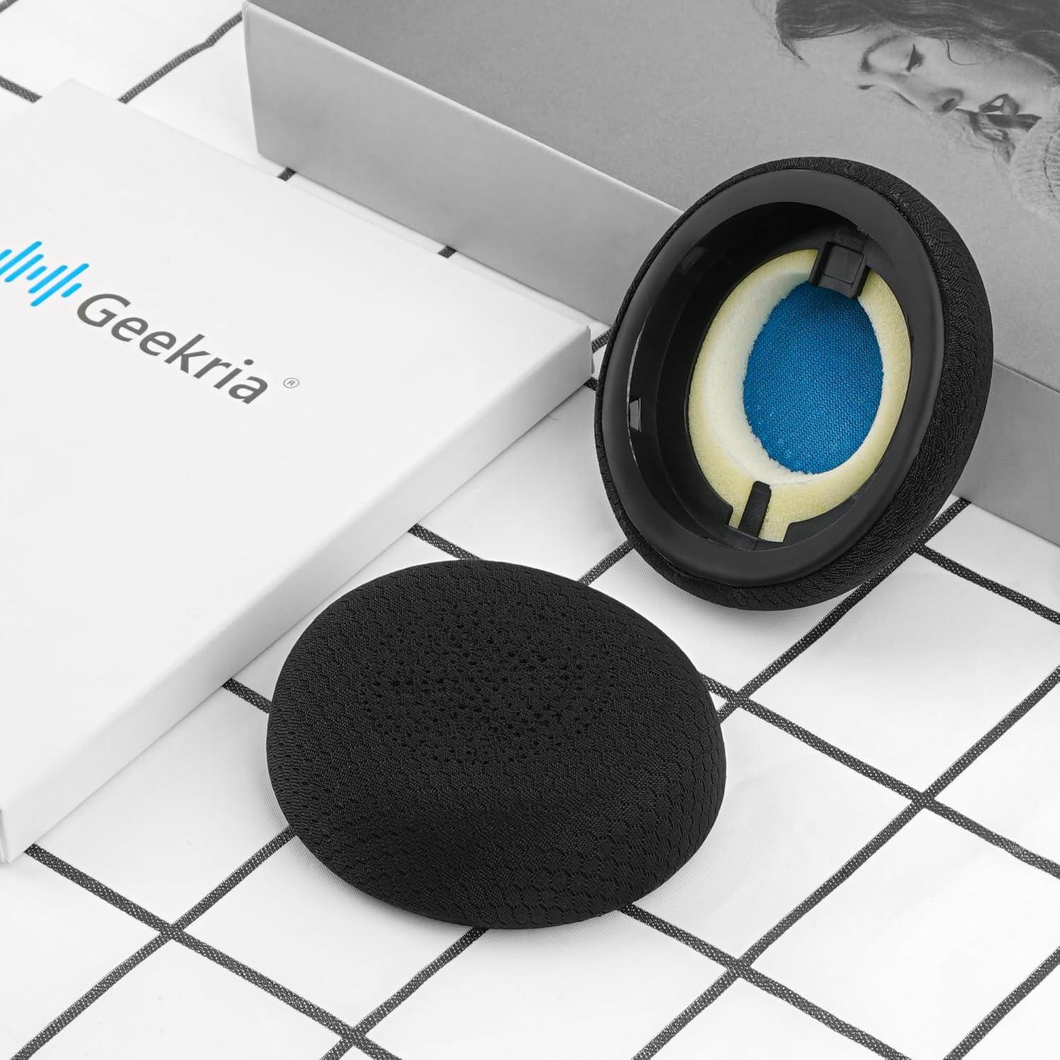 Almohadillas de Repuesto Geekria para Jabra Evolve2 65/40 y Elite 45h