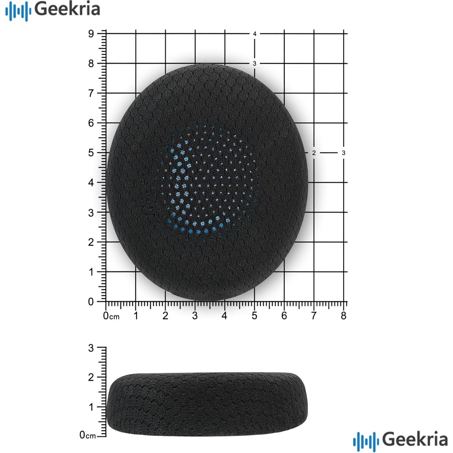 Almohadillas de Repuesto Geekria para Jabra Evolve2 65/40 y Elite 45h