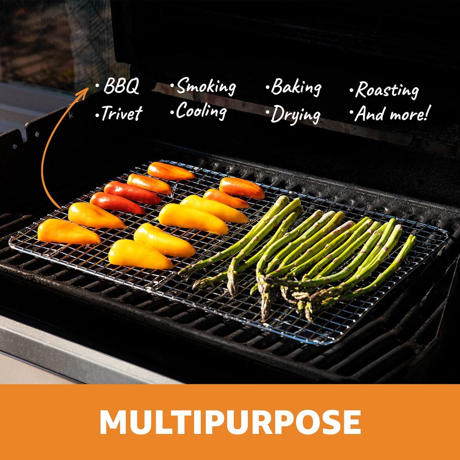 Rejilla de Enfriamiento PriorityChef Acero Inoxidable 21.6x30.5cm