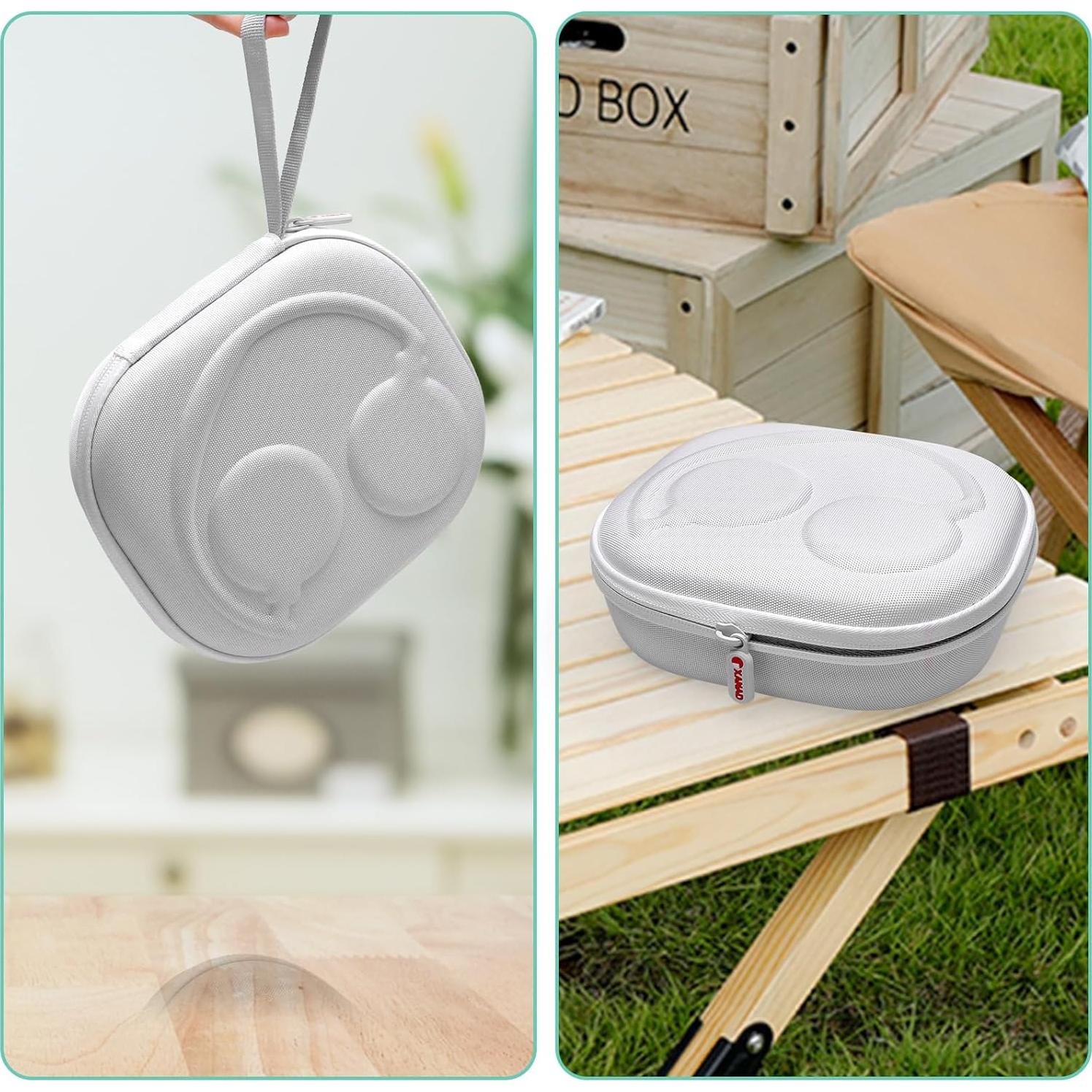 Funda Dura XANAD para Auriculares JBL y Soundcore H30i - Blanco