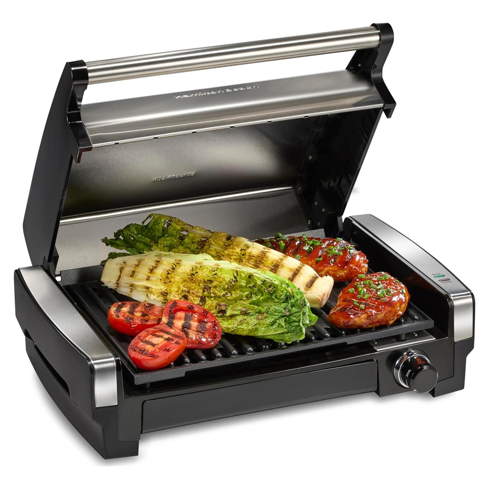 Parrilla Eléctrica Hamilton Beach 25360 761 cm² Acero Inoxidable